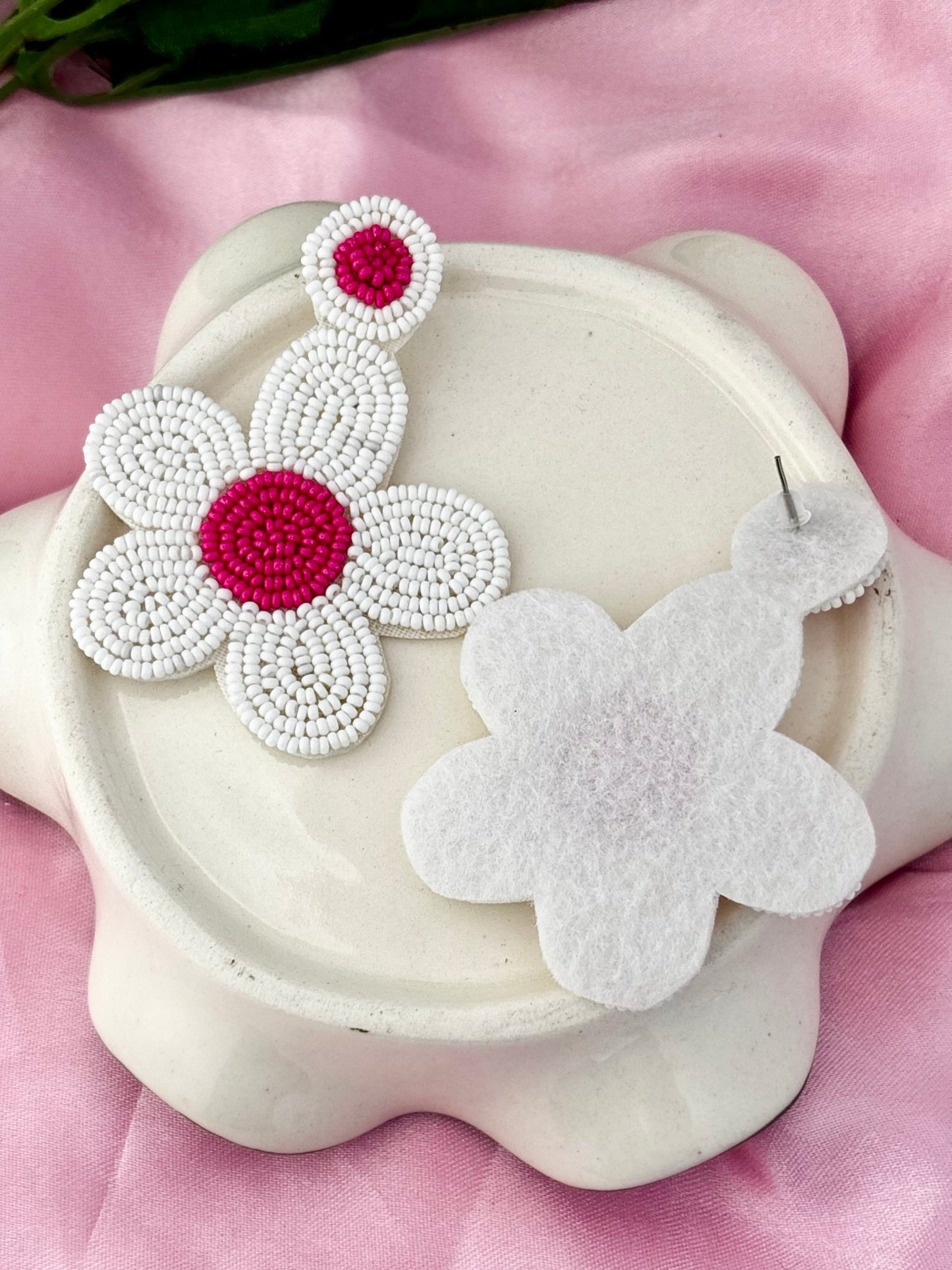 Blossom Pop Flower Handmade Earrings