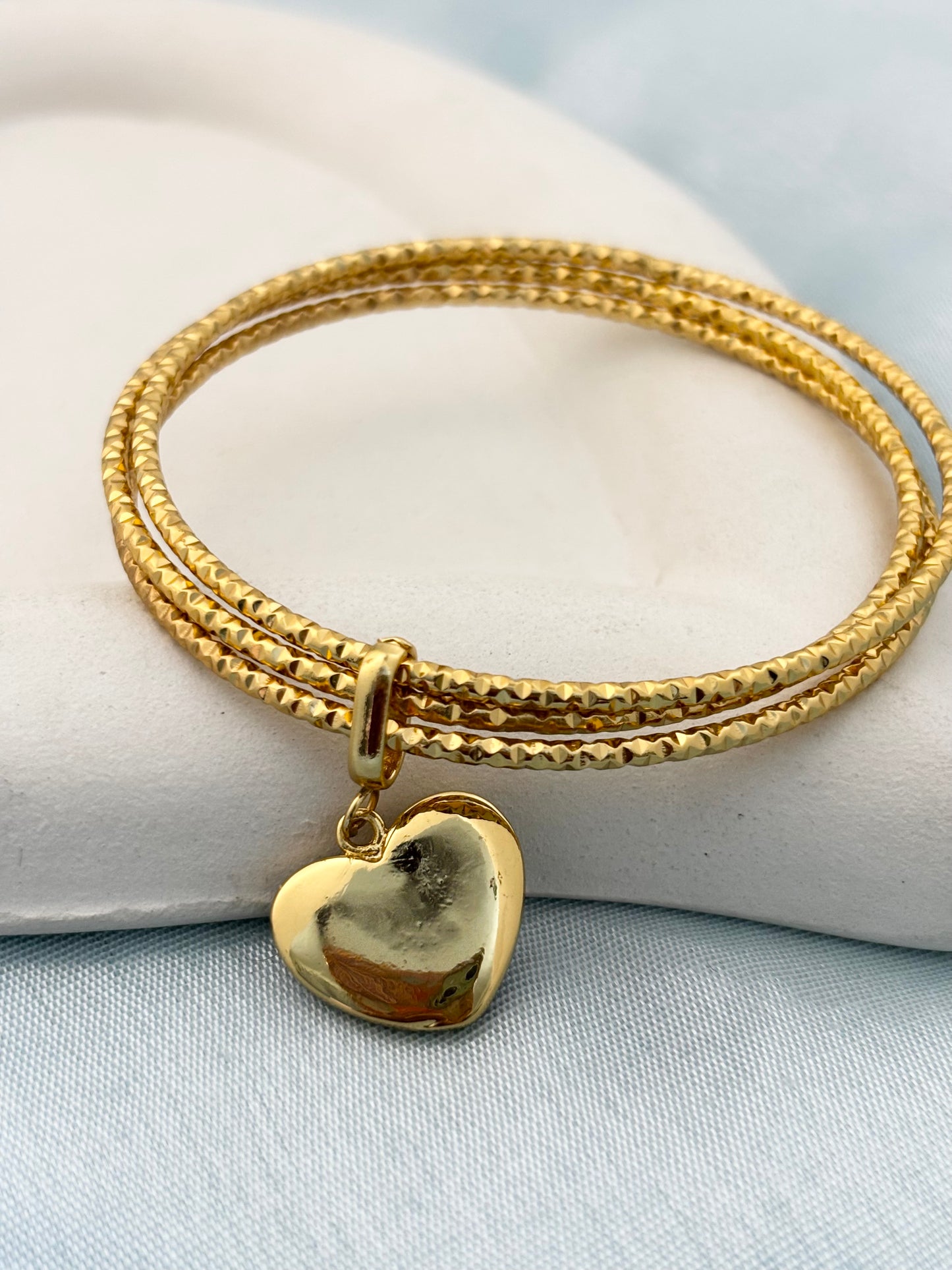 Pine Kiss Bangle Bracelet