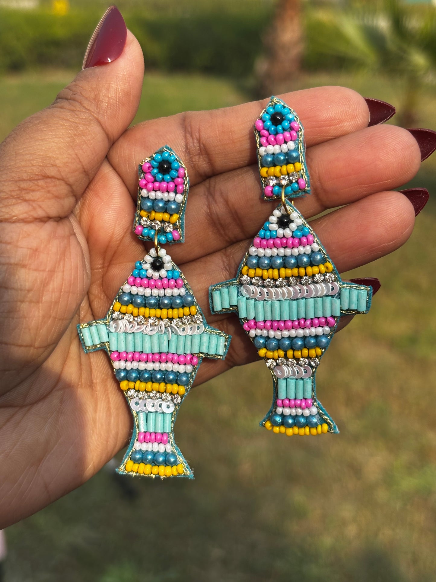 Handmade Quirky Fish Earrings