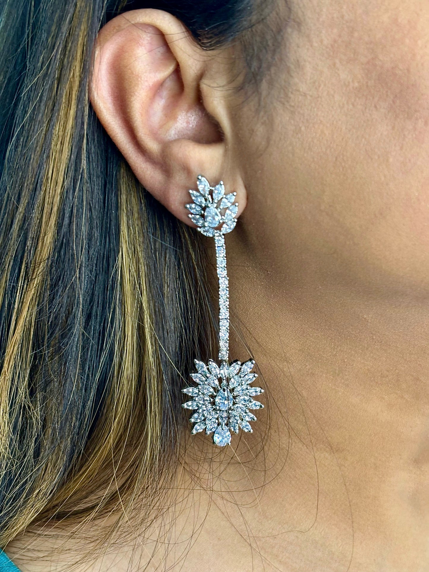 Miraya AD Earrings | Wedding & Party Wear