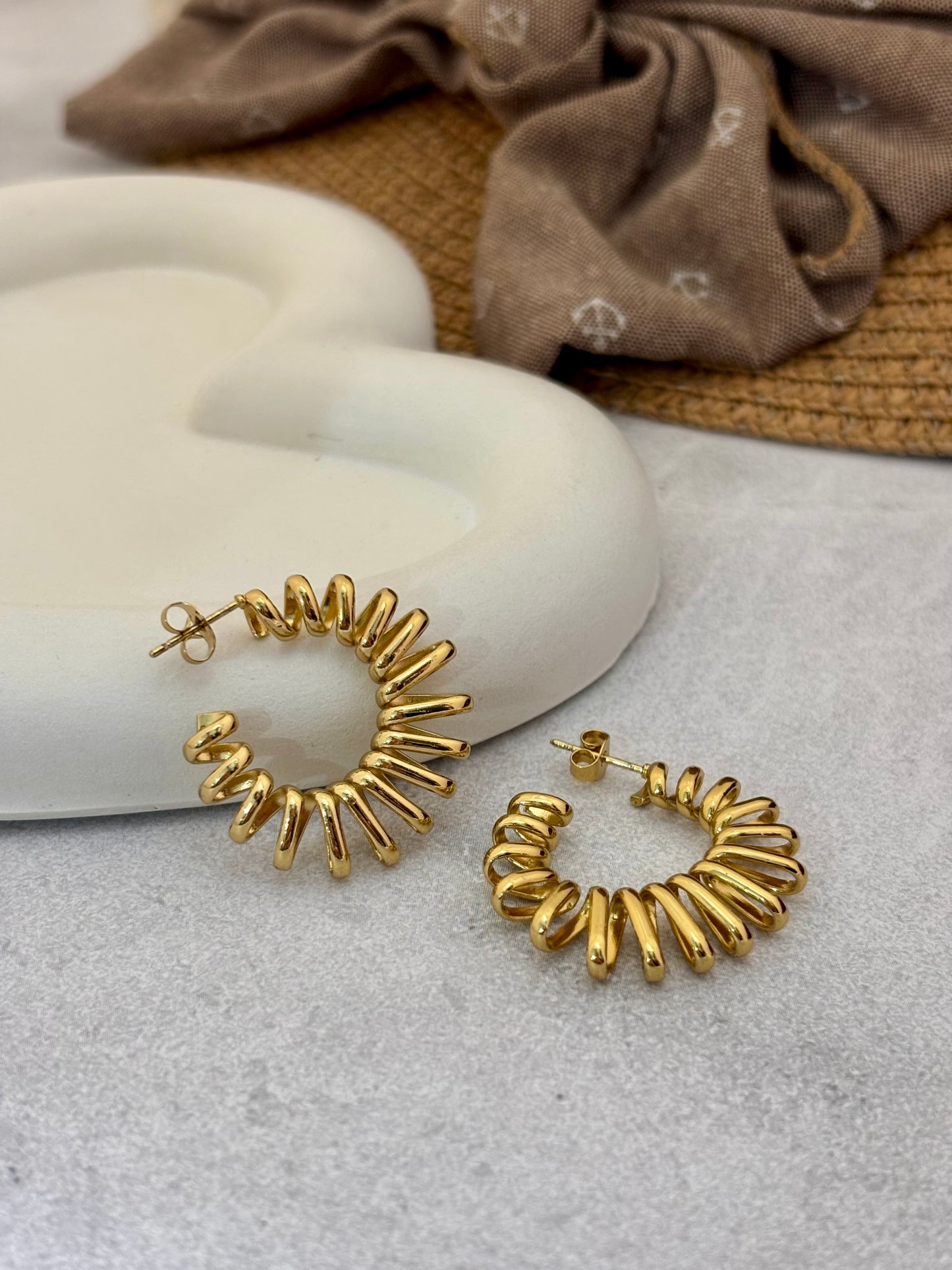 Luxe Swirl Hoops