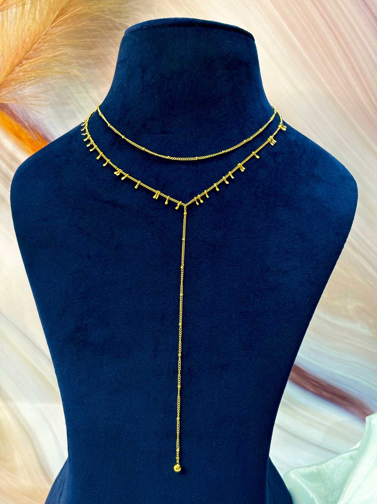 Liana Y Lariat Delicate Necklace