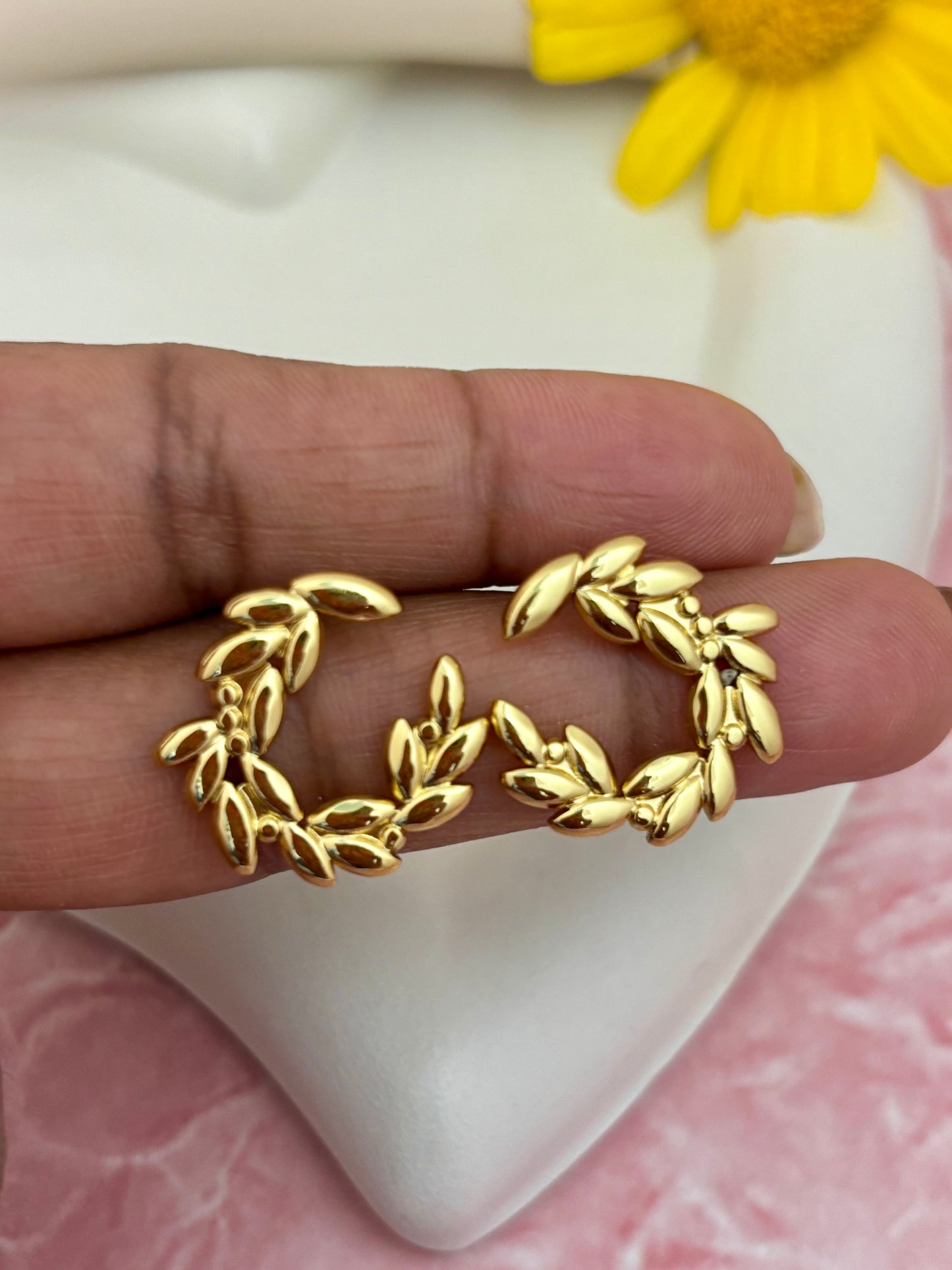 Clara Hoops | Anti Tarnish Gold Plated