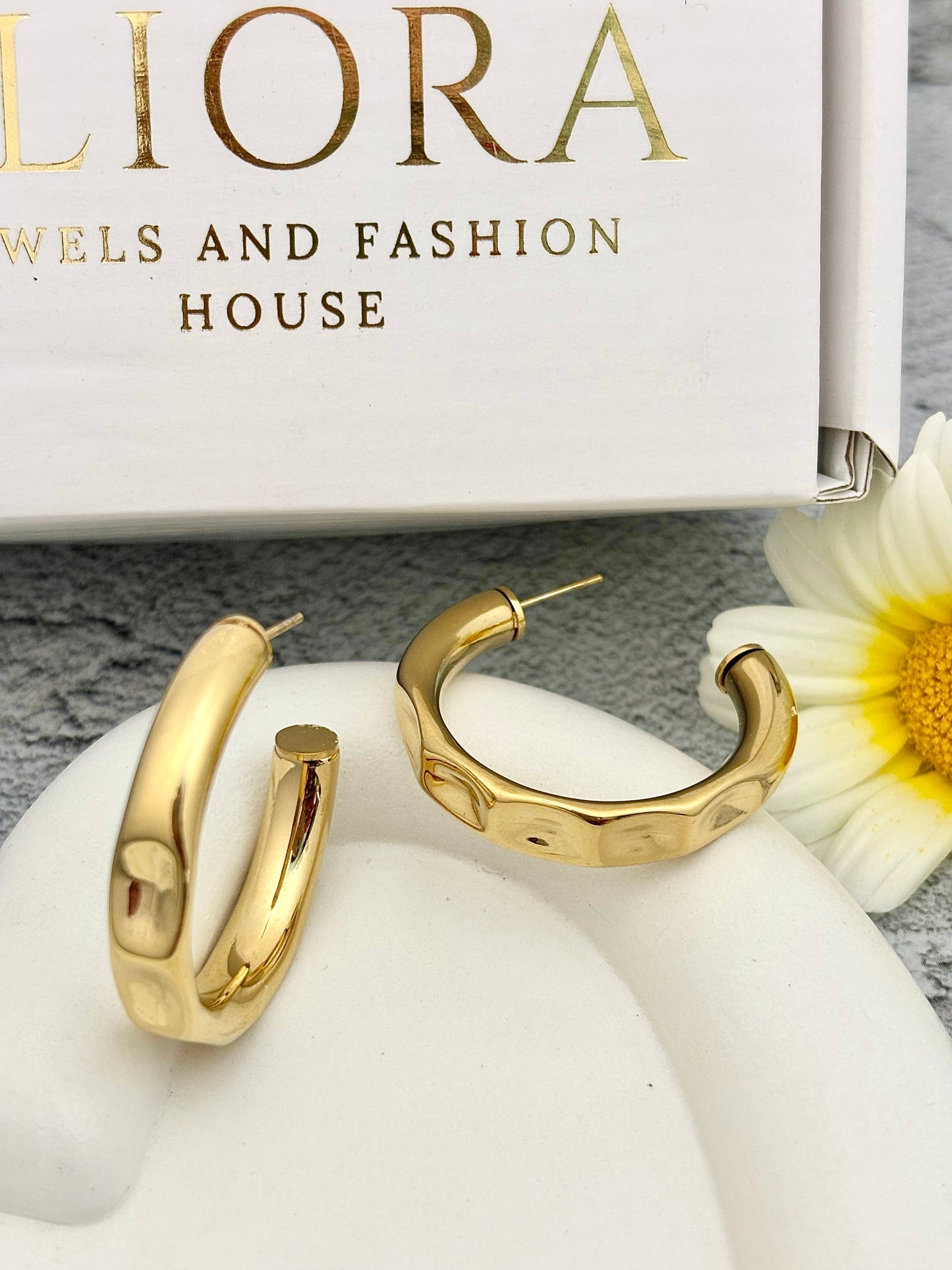Dimpled Hoops