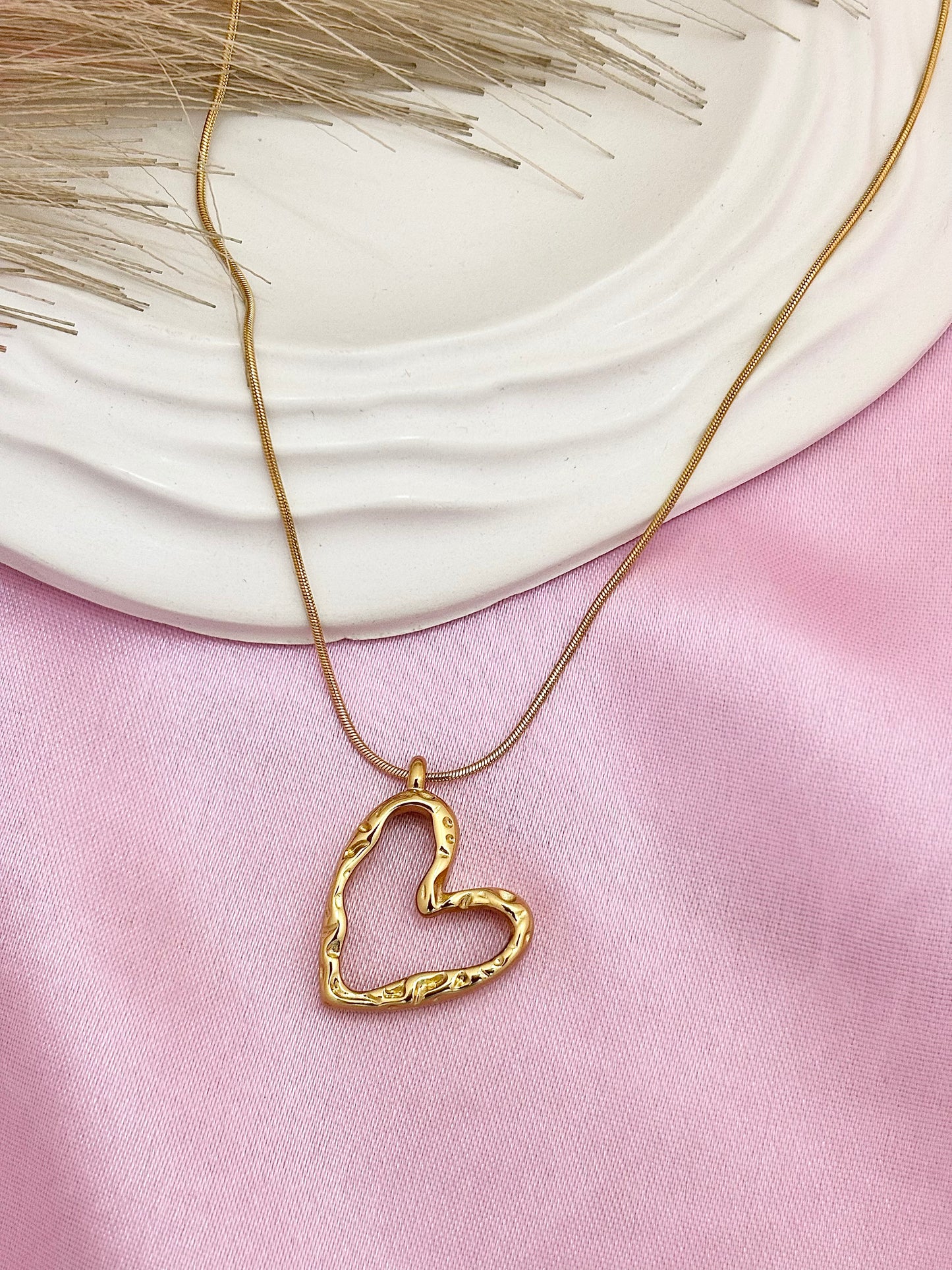 Twisted Heart Necklace