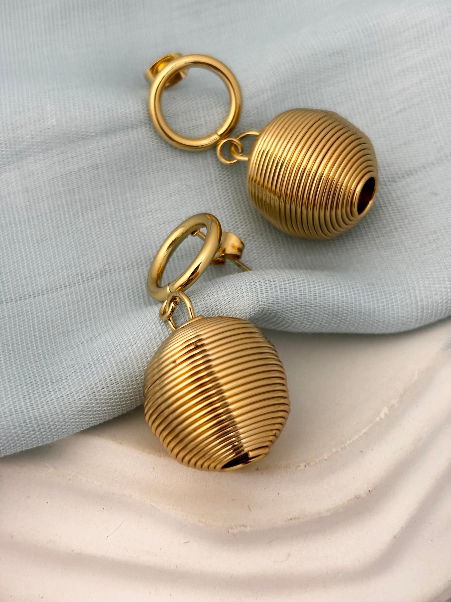 Golden Belle Drop Earrings