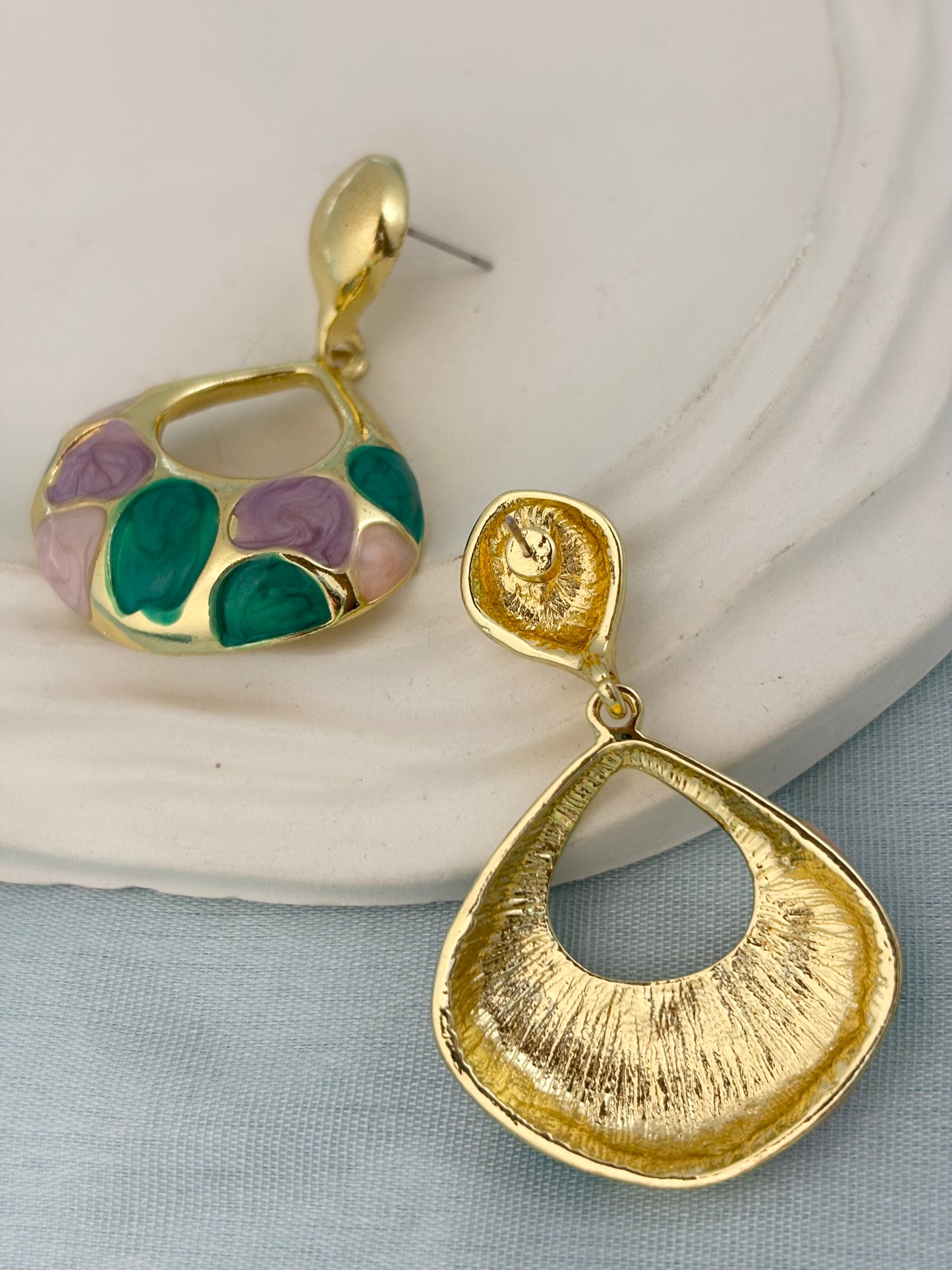Milly Droplets (Green & Purple)