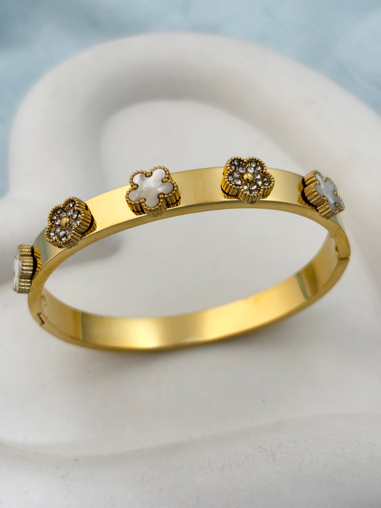 Clover Muse Zircon Bracelet