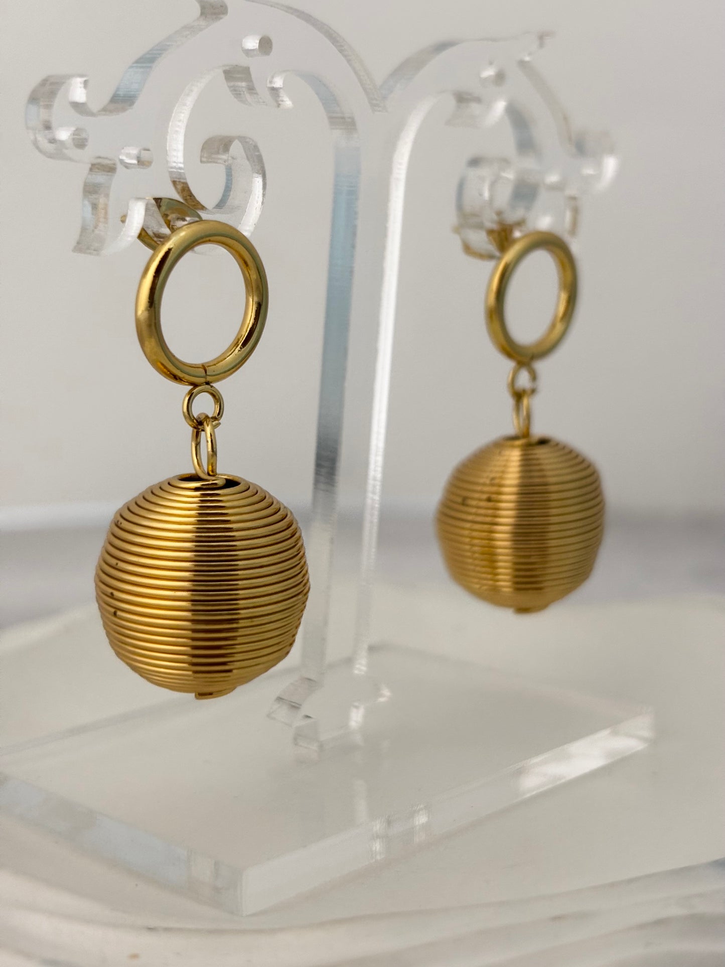 Golden Belle Drop Earrings