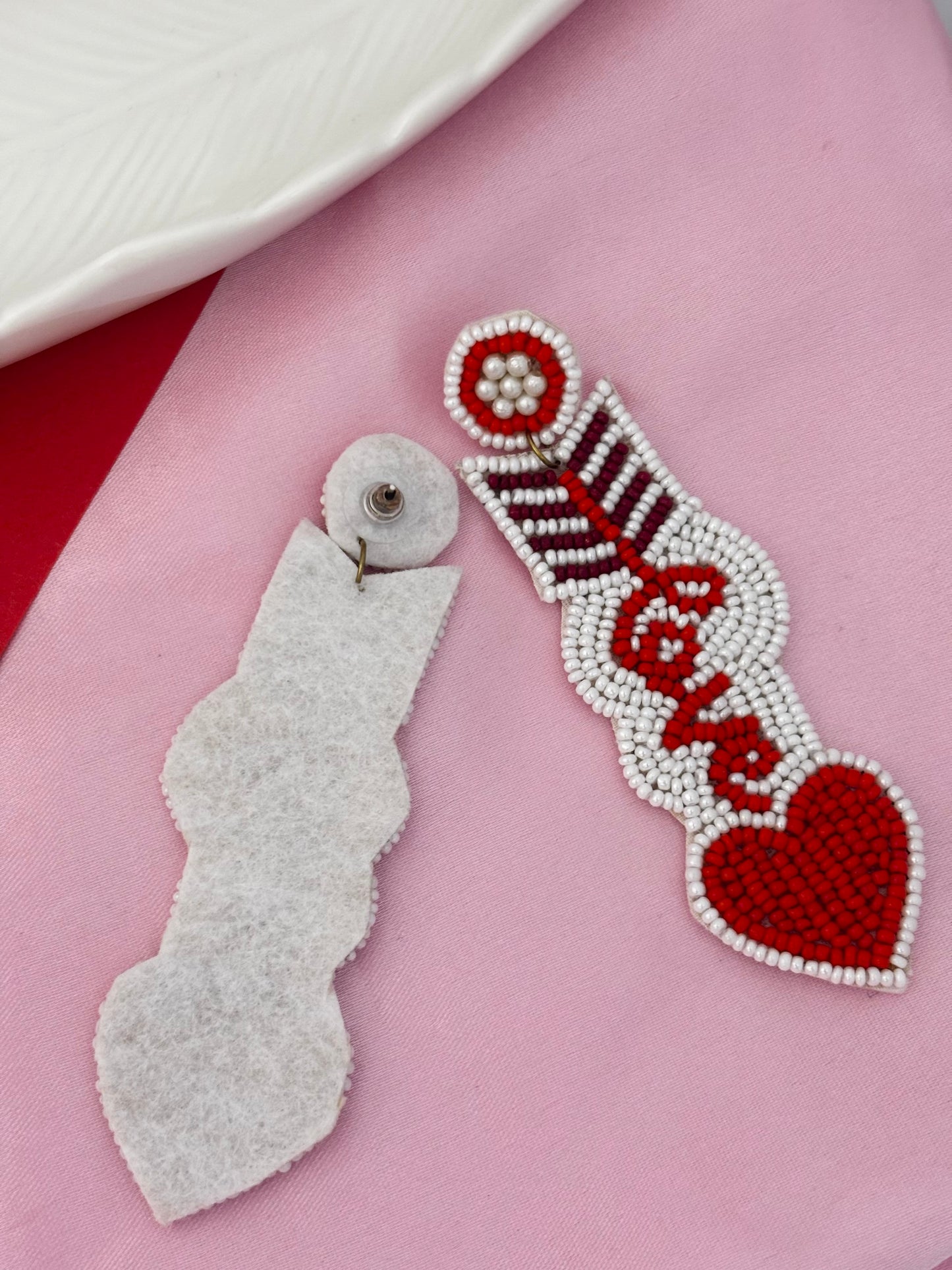 Love Heart Handmade Earrings