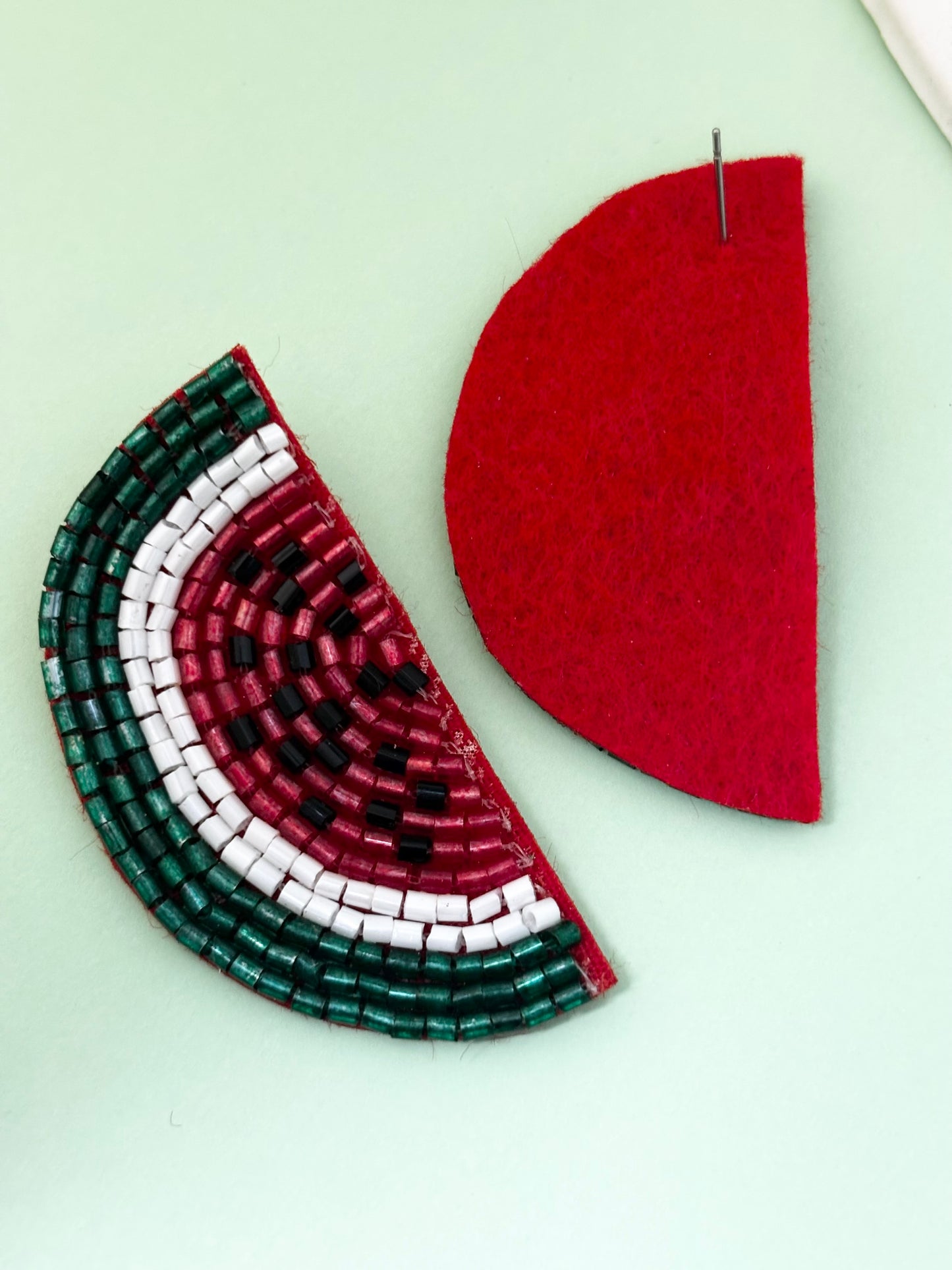 Watermelon Pop Handmade Earrings