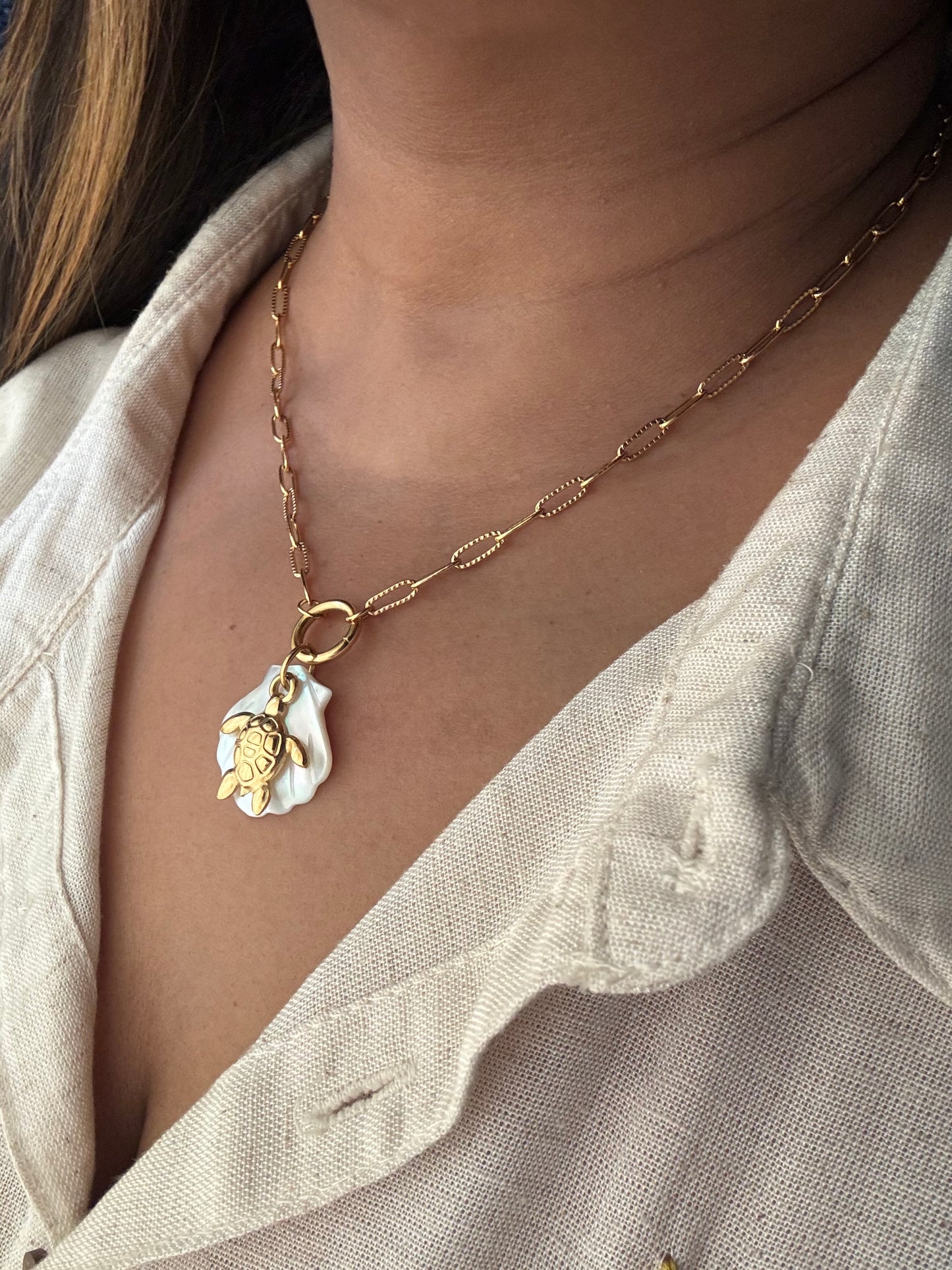 Shell Turtle Chain