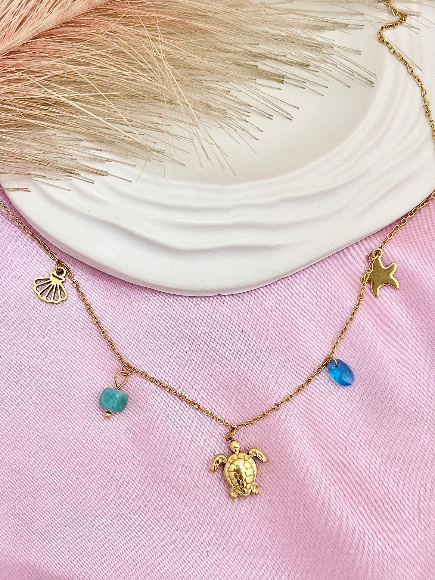Tortoise Charms Necklace