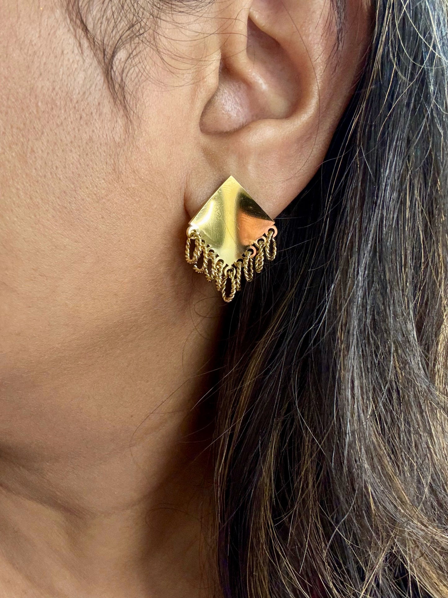 Rosa Ring Studs