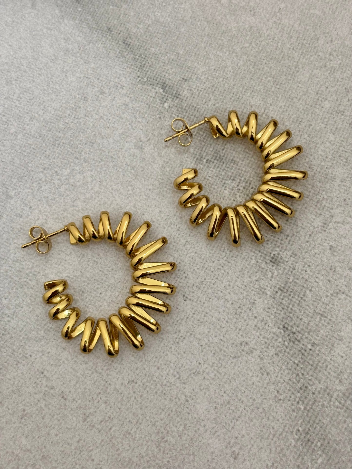 Luxe Swirl Hoops