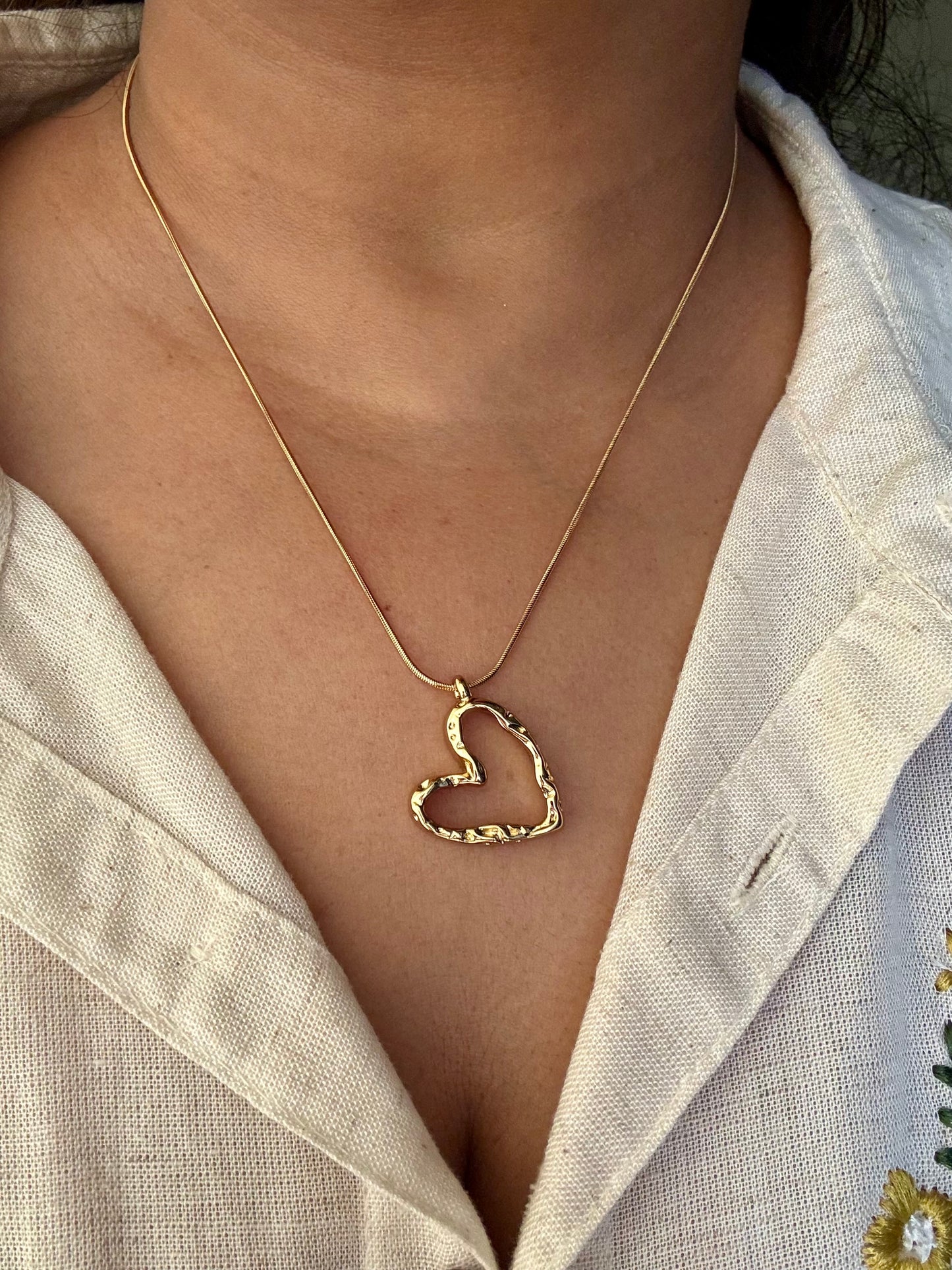 Twisted Heart Necklace