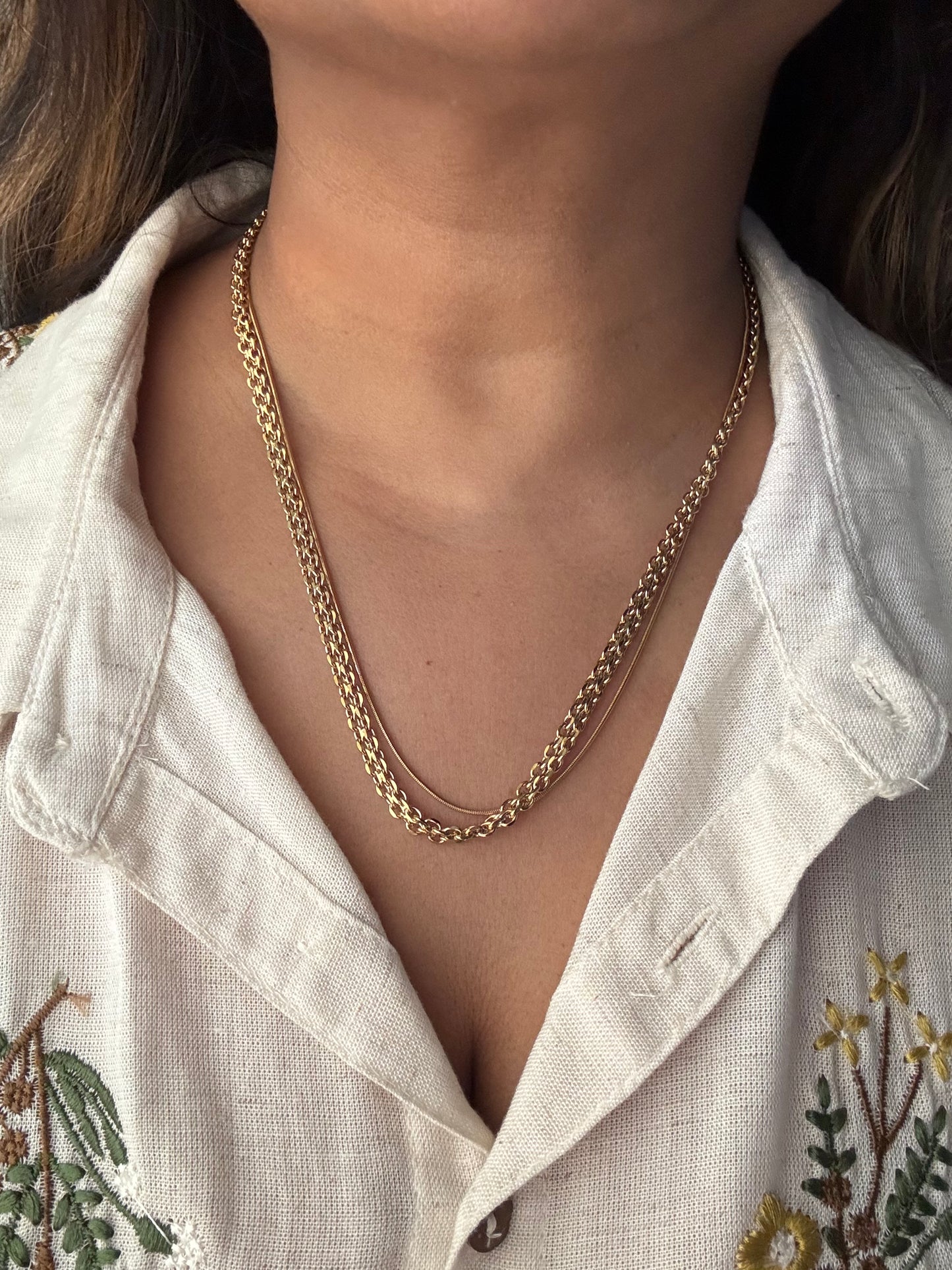 Layered Gold Necklace