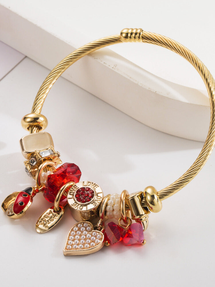Lucky Ladybug Charm Pandora Bracelet