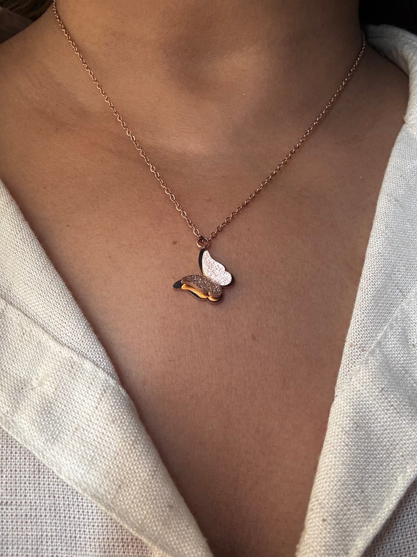 Buttercharm Rosegold Necklace