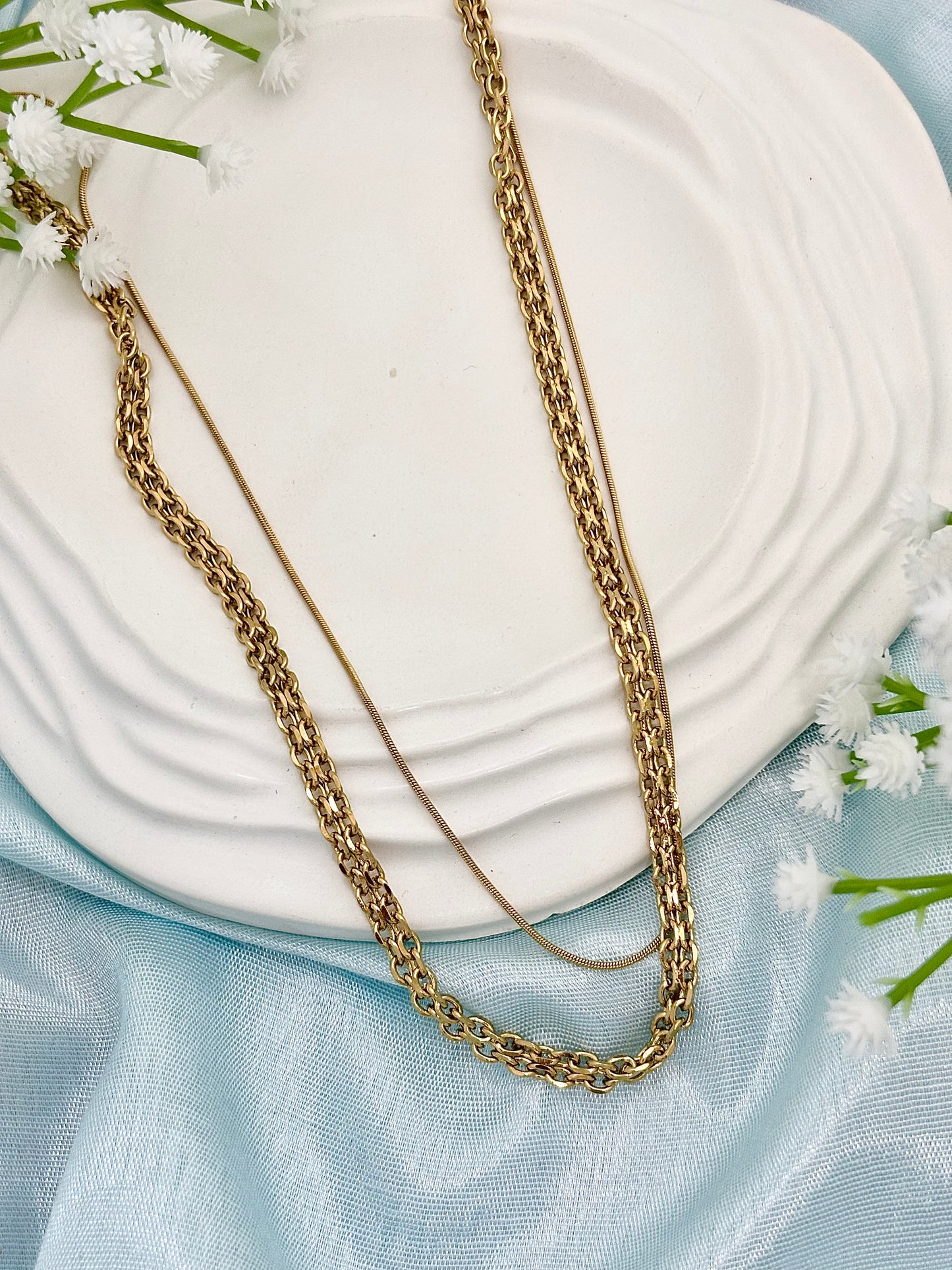 Layered Gold Necklace
