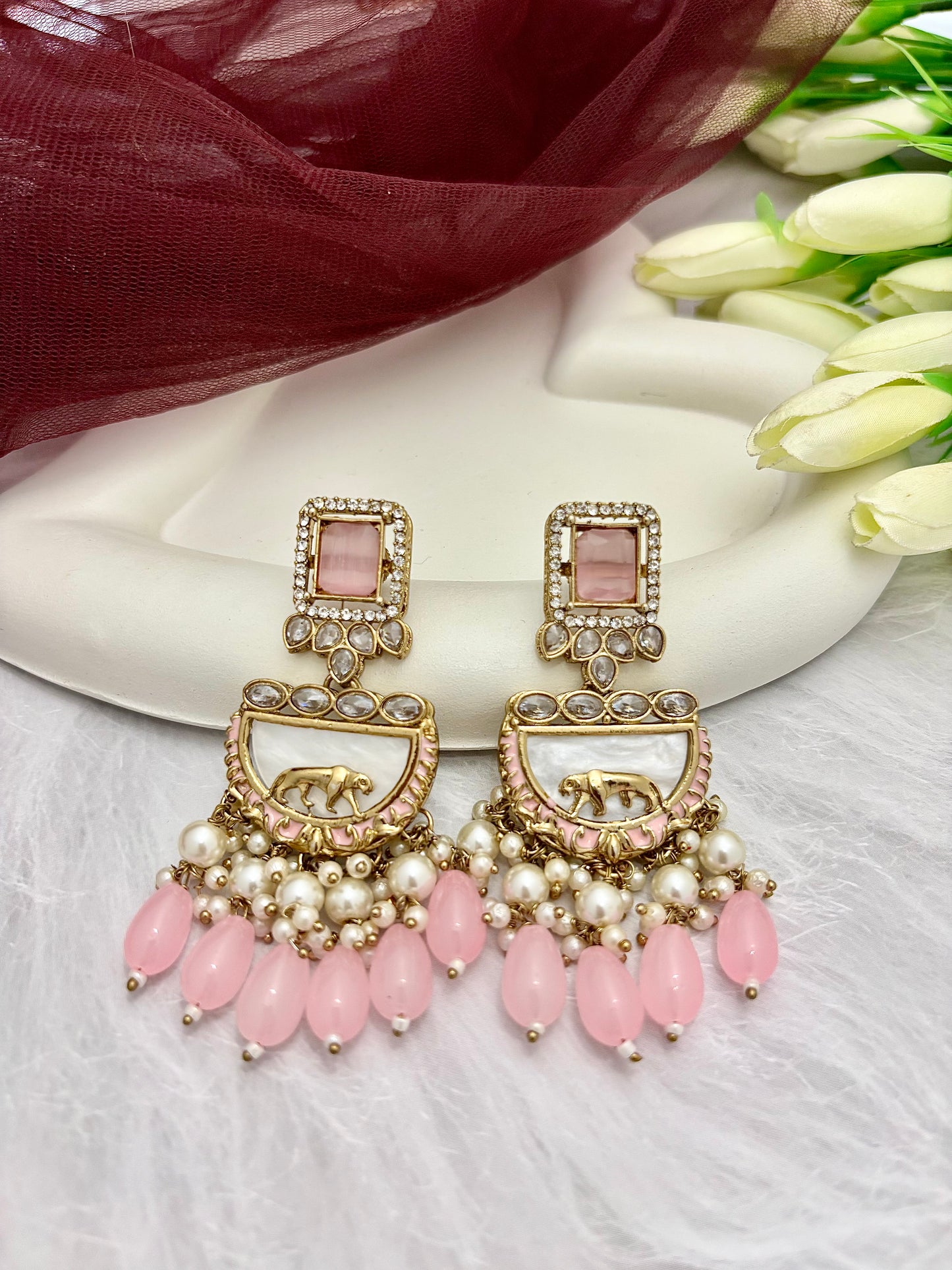 Mrinali Chandbali (Pink)