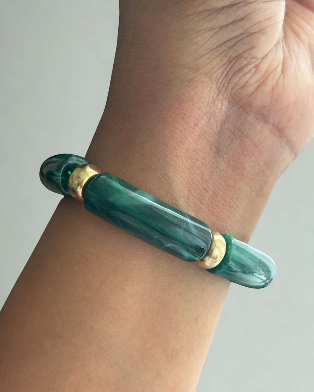 Summer Kiss Acrylic Bracelets (Set of 3)