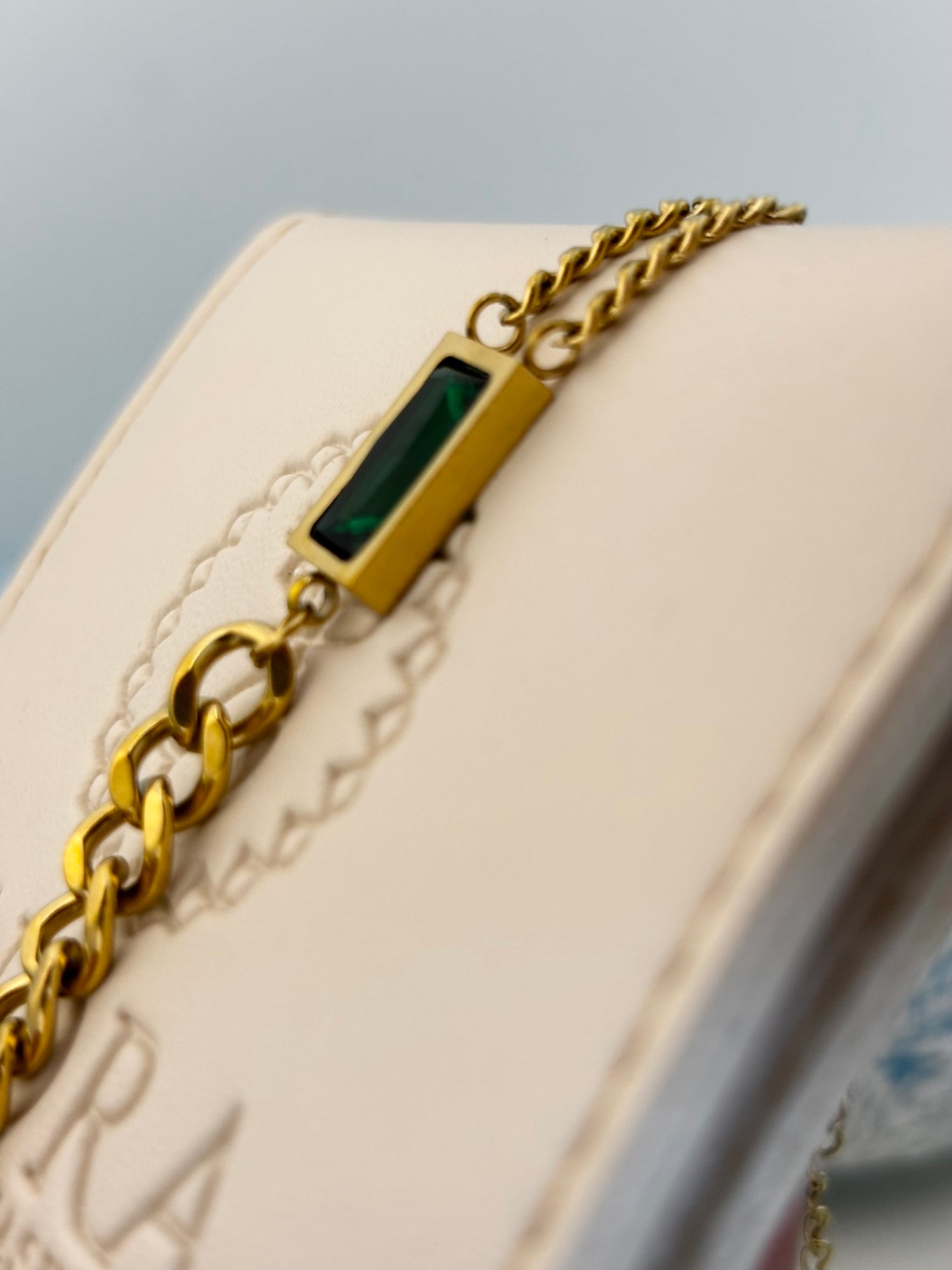 Emerald Muse Chain Bracelet