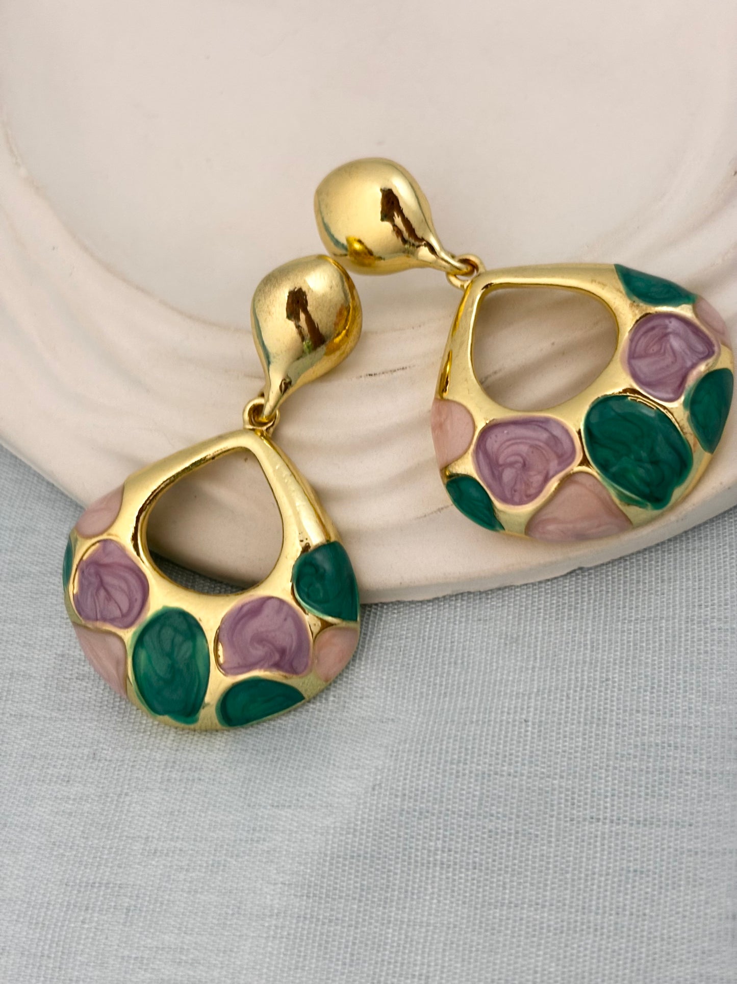 Milly Droplets (Green & Purple)