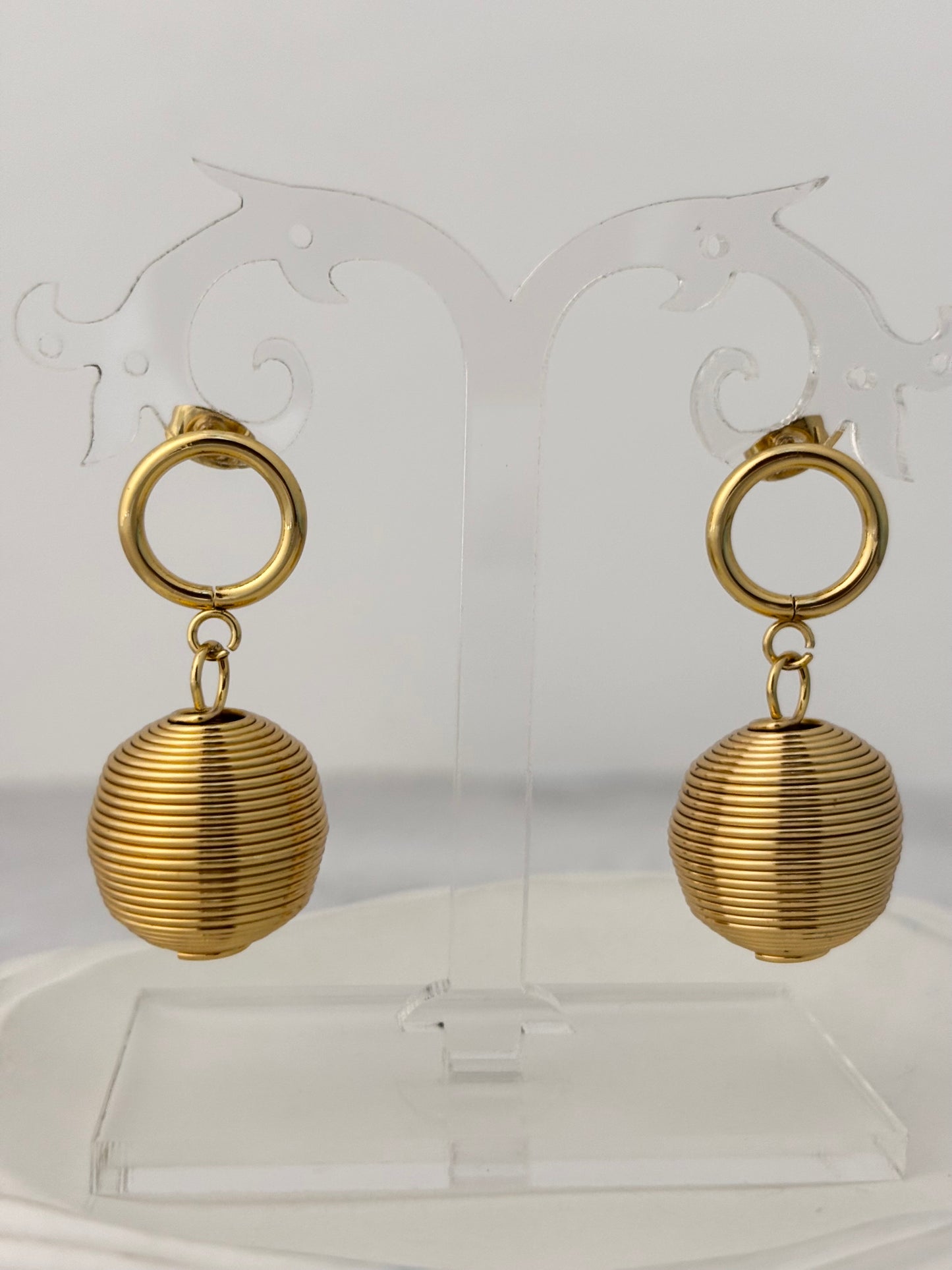 Golden Belle Drop Earrings