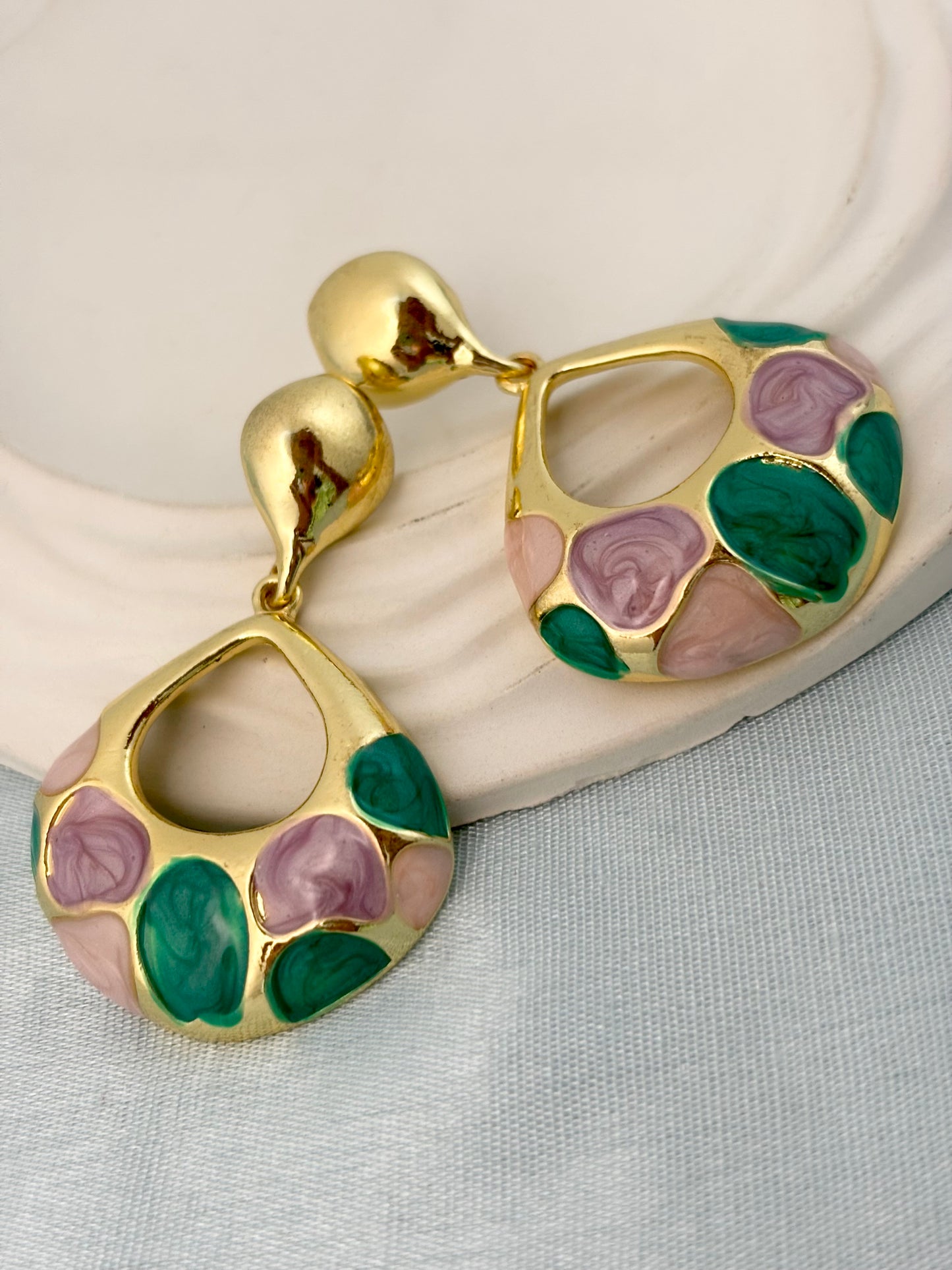 Milly Droplets (Green & Purple)