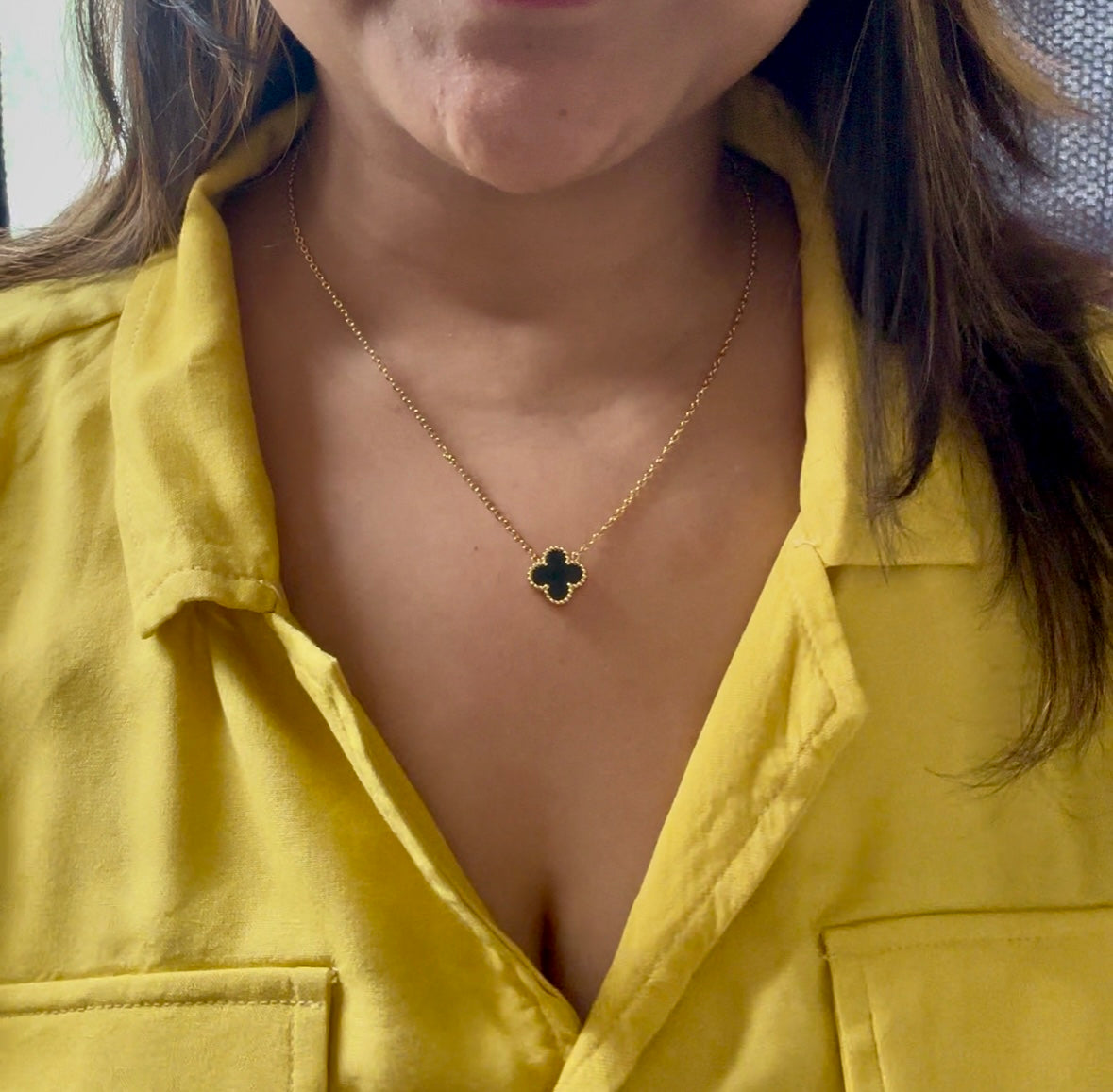 Reversible Clover Pendant Necklace