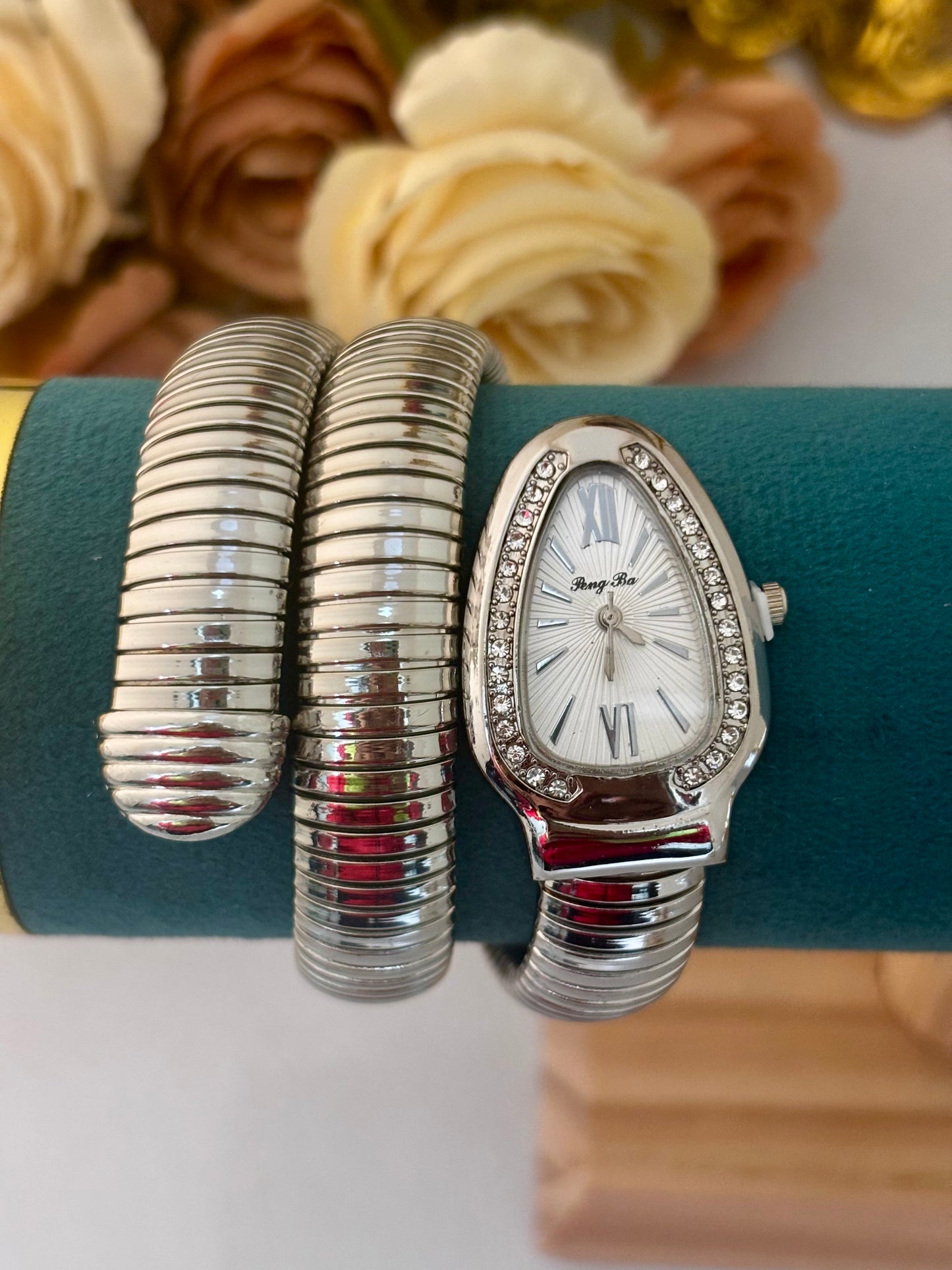 Viral Silver Serpent (Snake Watch) | Brand Inspired Statement Watch