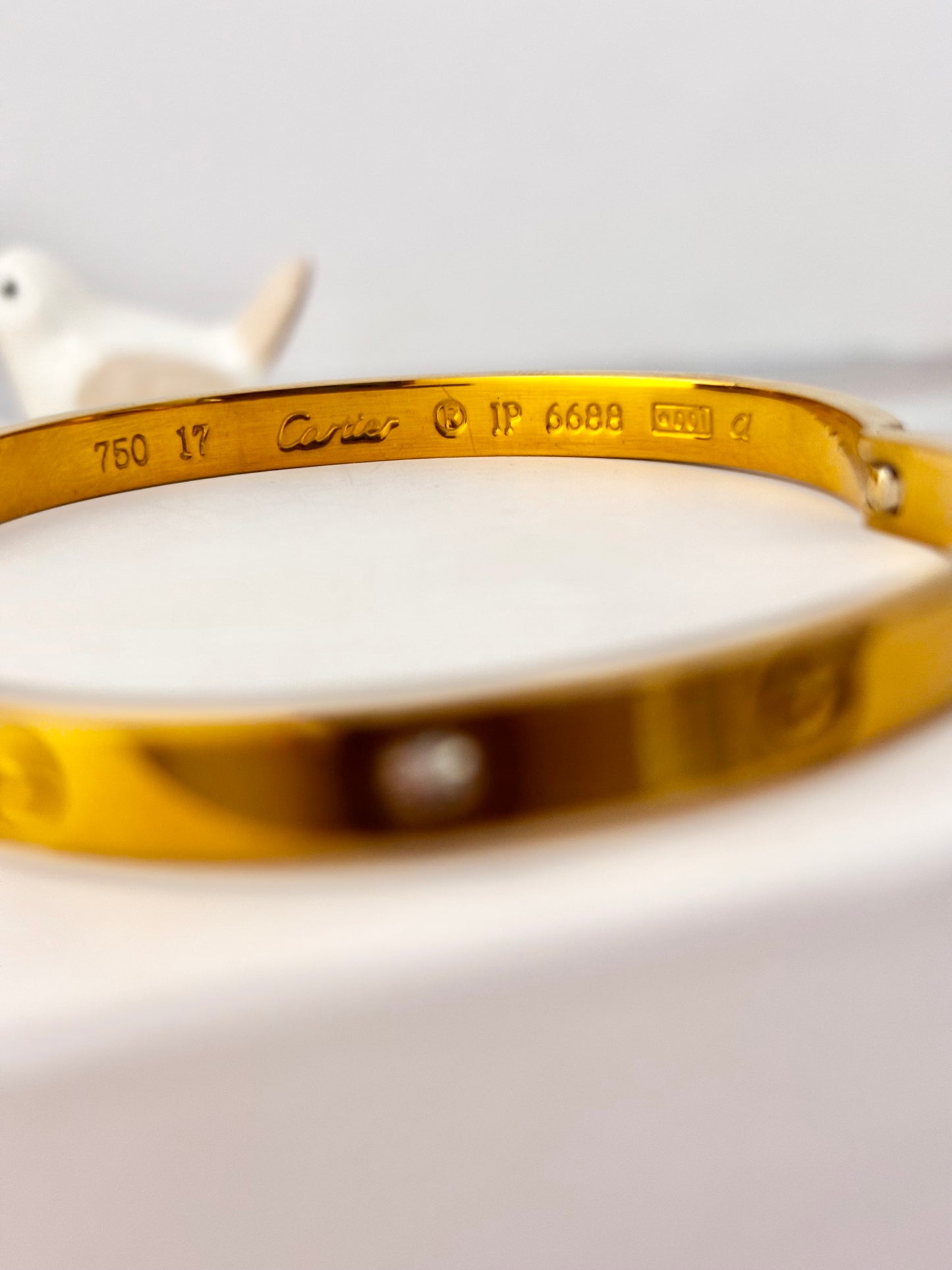 Cartier Inspired Love Band Bracelet | 18kt Gold Plated |