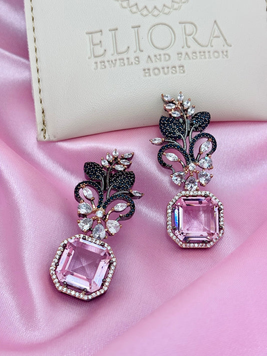 Blush Noir Luxe Earrings