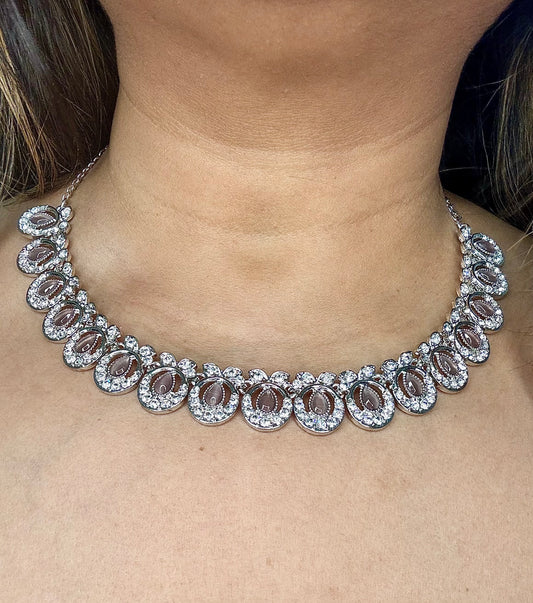 Twinkle Tale Necklace Set (Mauve)