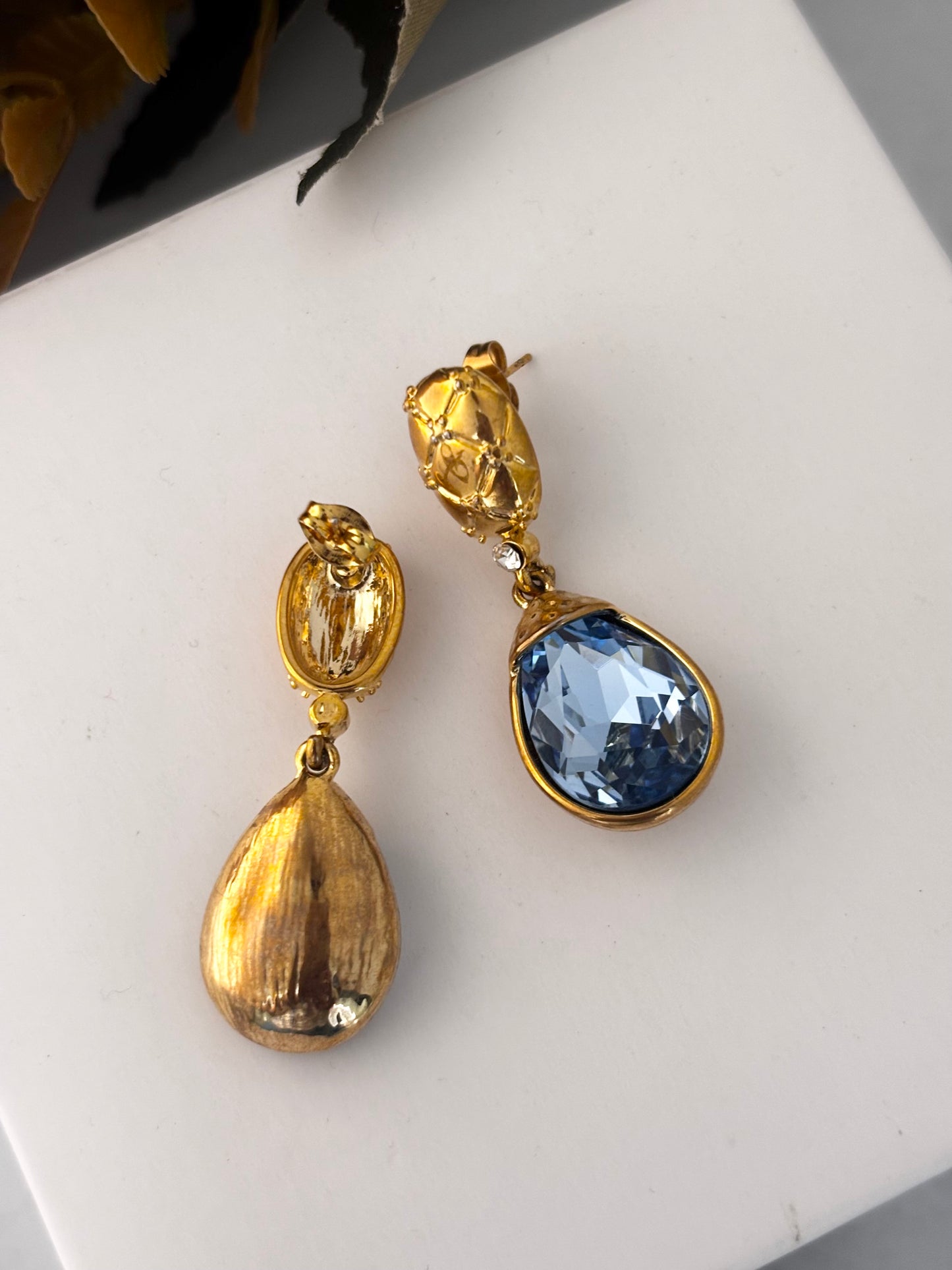Midnight Majesty 18kt Gold Plated | Stainless Steel Party Wear Earrings