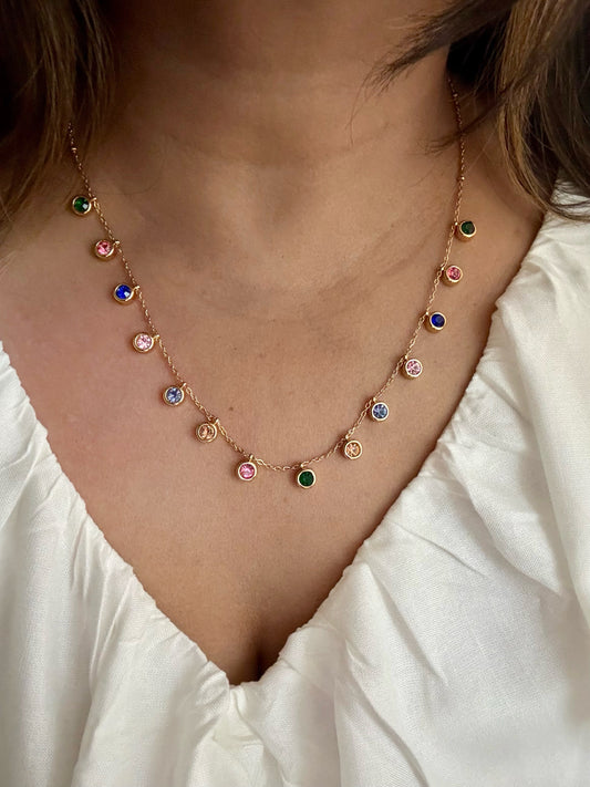 Hypoallergenic anti-tarnish gold necklace for sensitive skin