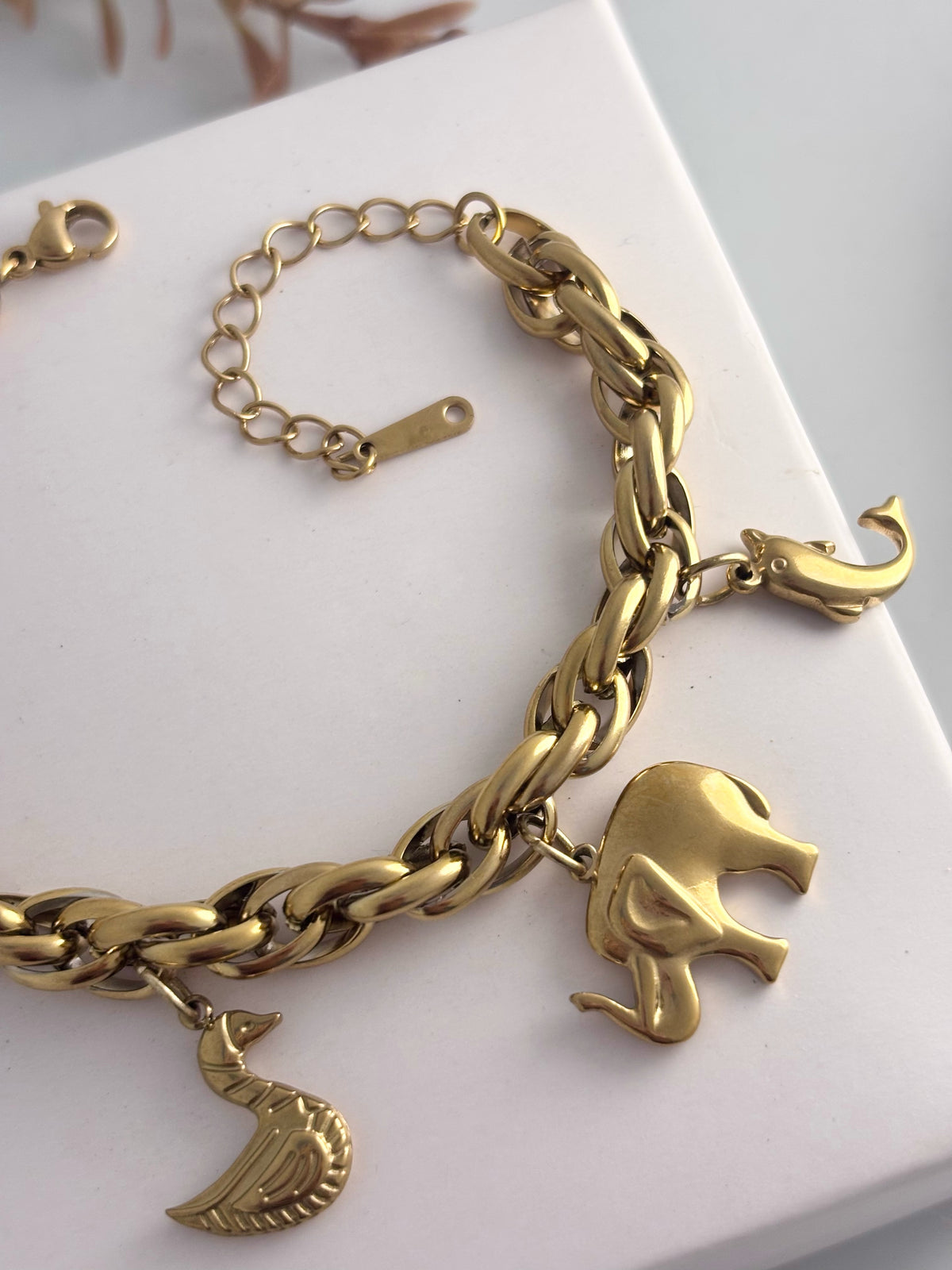Fortune Charms Bracelet | 18k Gold Plated