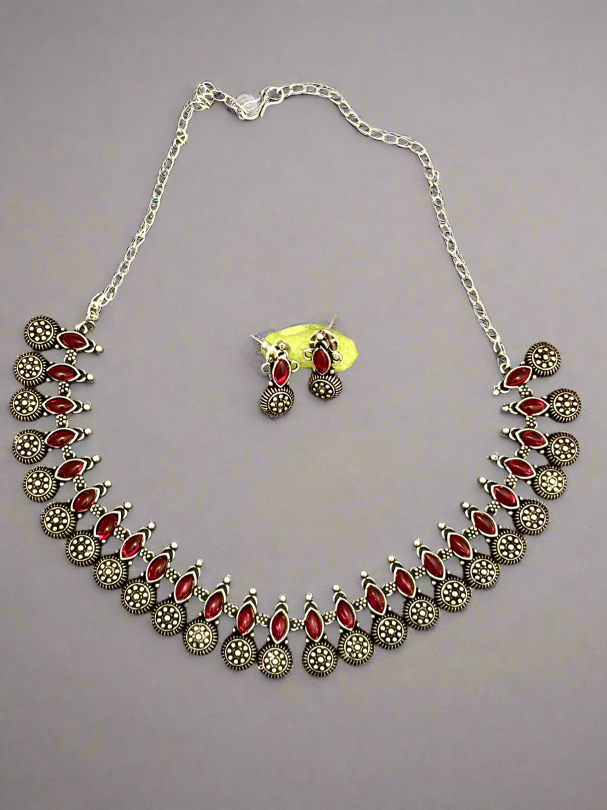Indrani Choker (Red)