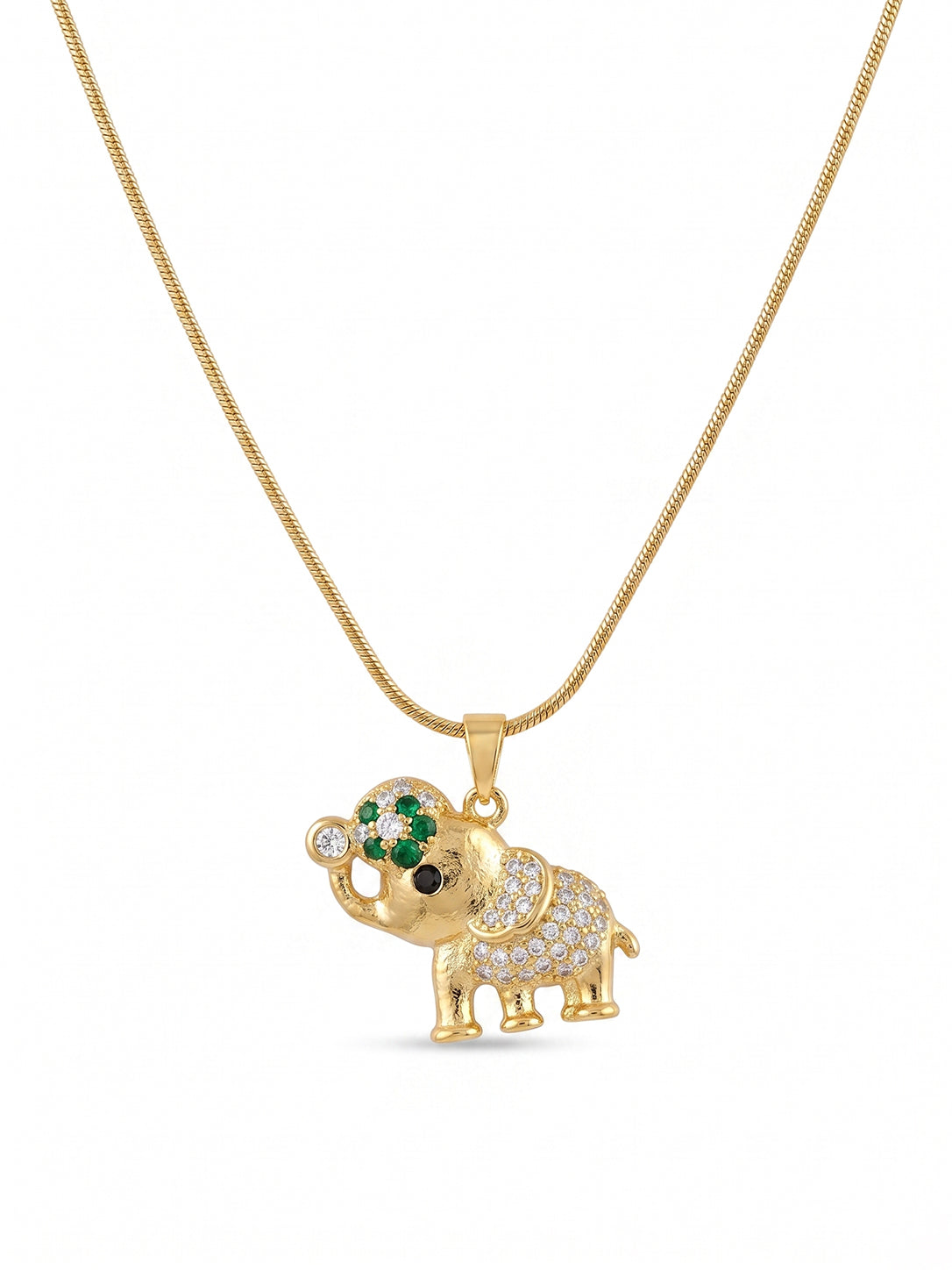 Cute Elephant Charm Necklace Pendant | Anti Tarnish Stainless Steel