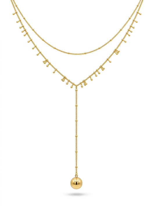 Liana Y Lariat Delicate Necklace