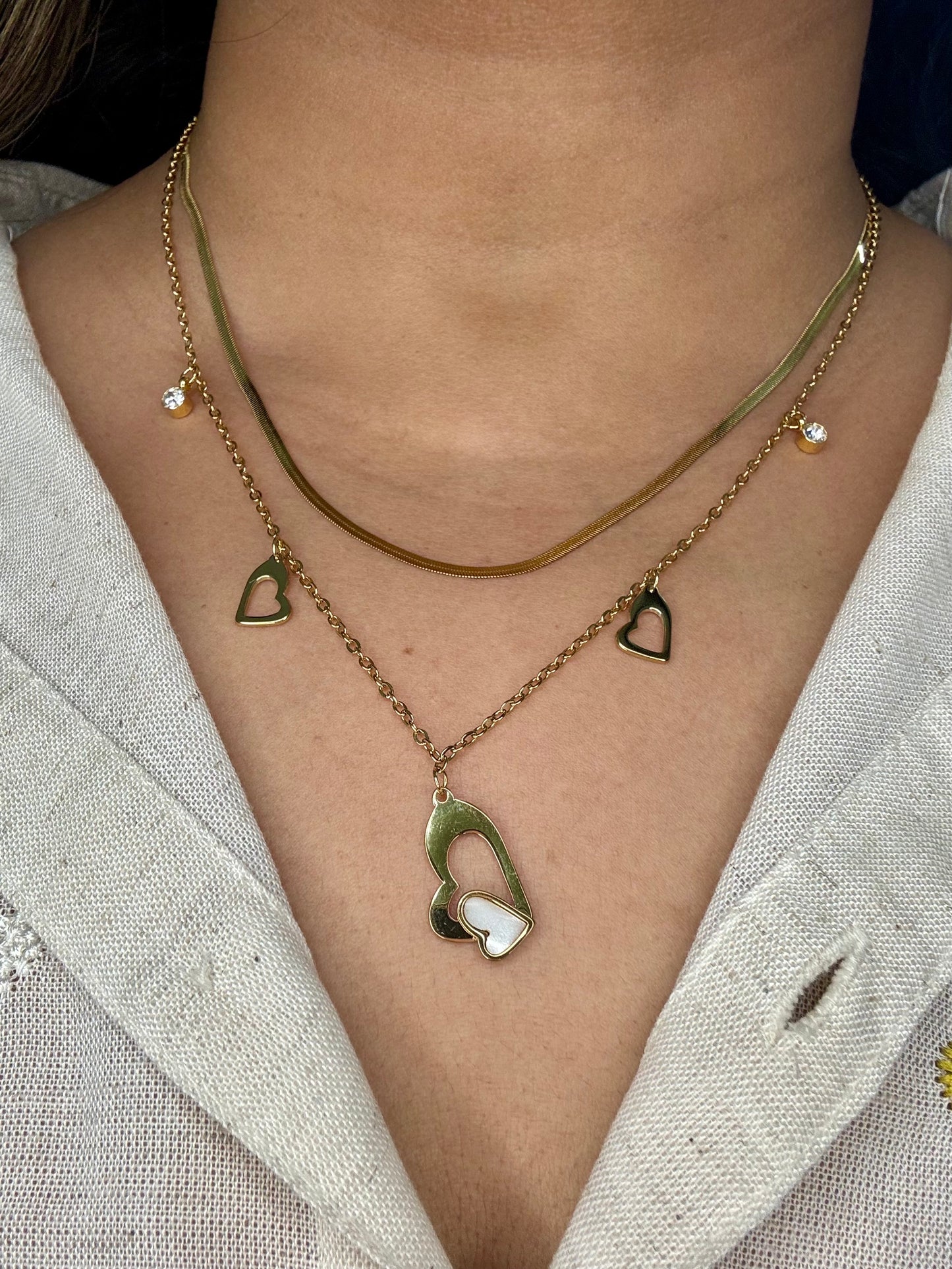 Double Date Pendant Chain