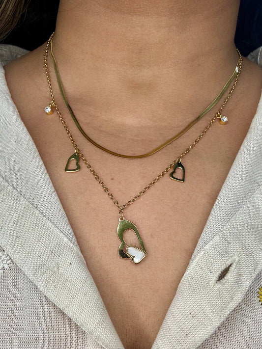 Double Date Pendant Chain