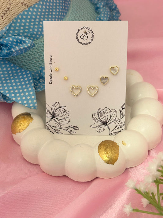 Sweetheart Spark Earring Set