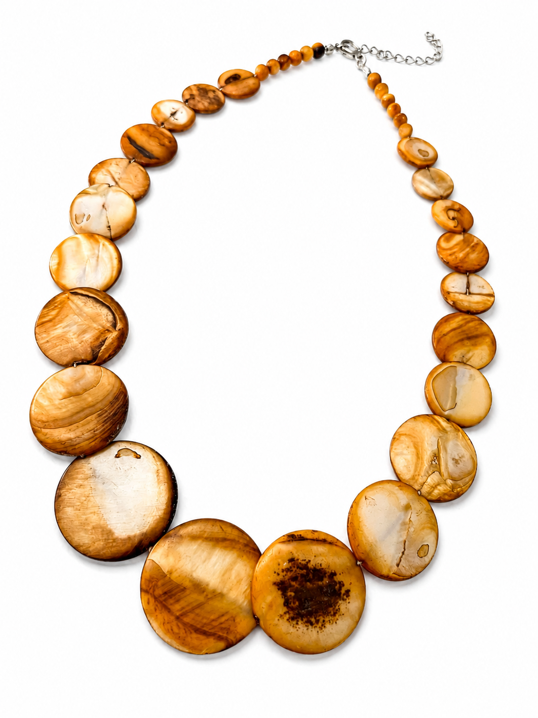 Amber Honey Shell Necklace | Vacation Style