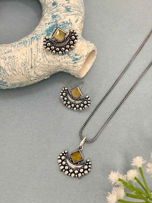 Chandralekha Jewellery Set (Yellow)