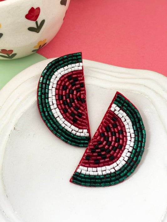 Watermelon Pop Handmade Earrings