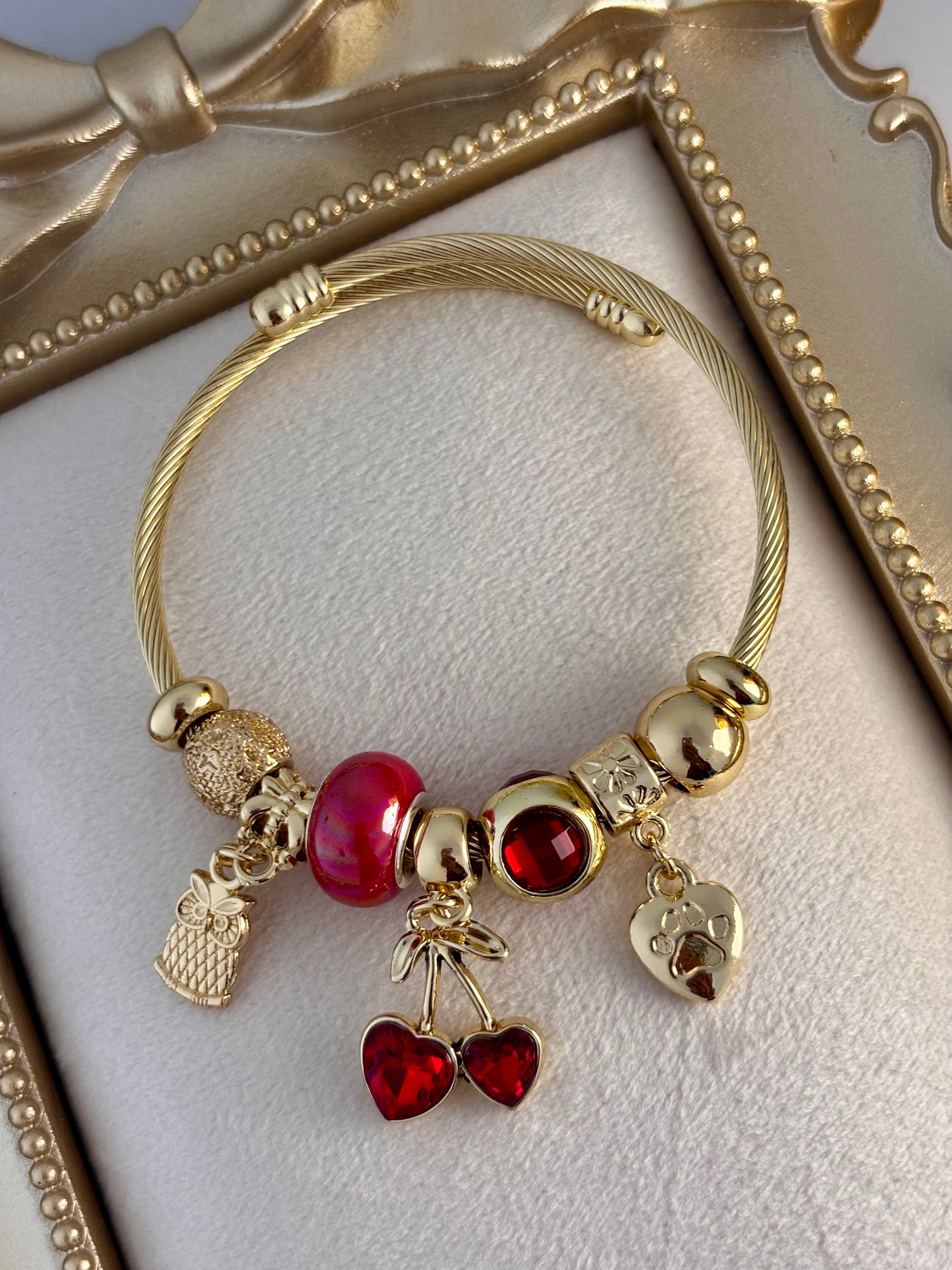 Ruby Snuggle Pandora Bracelet