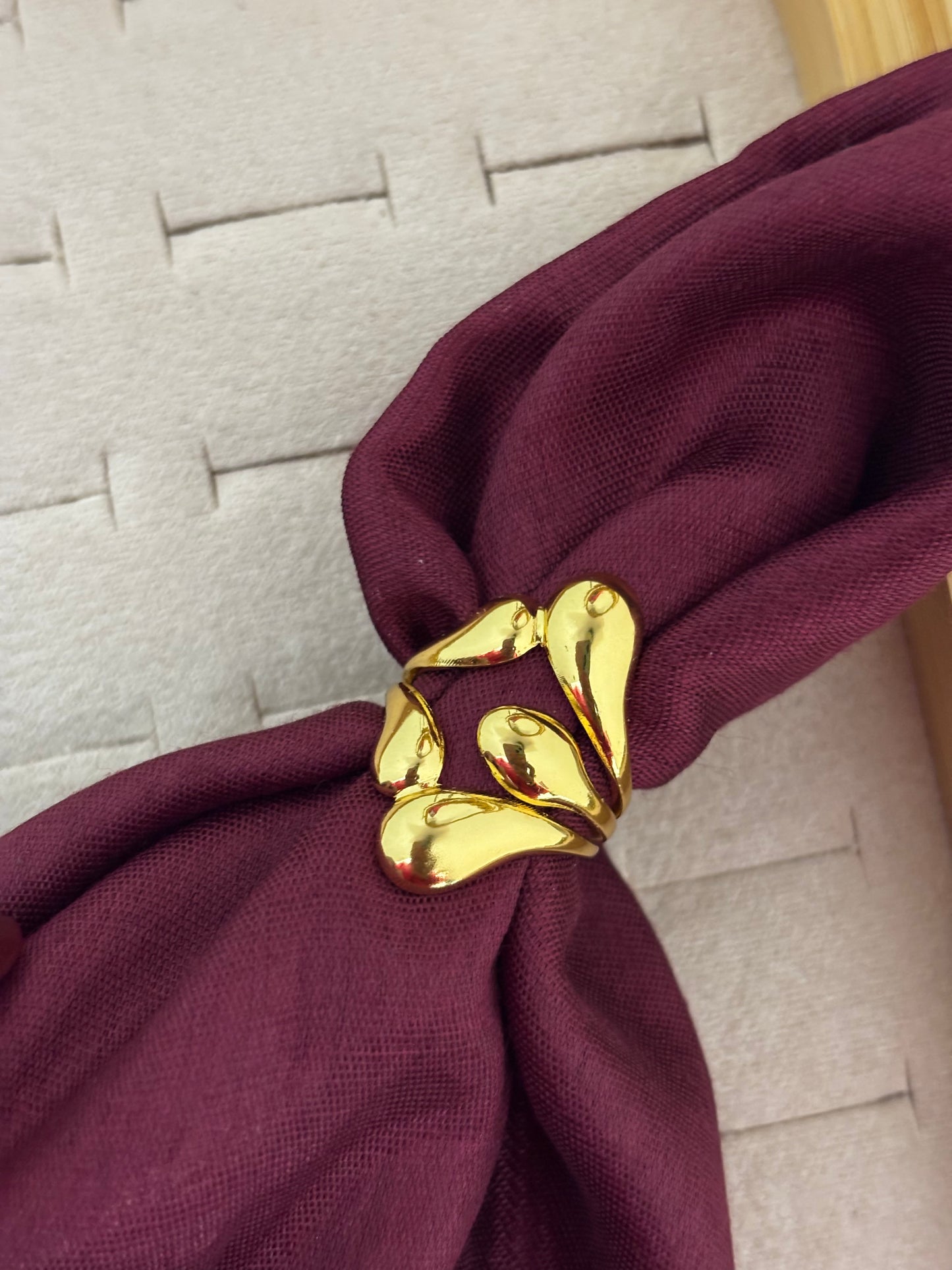 Soft Armor Chunky Gold Ring | Anti Tarnish Gold Plated Ring