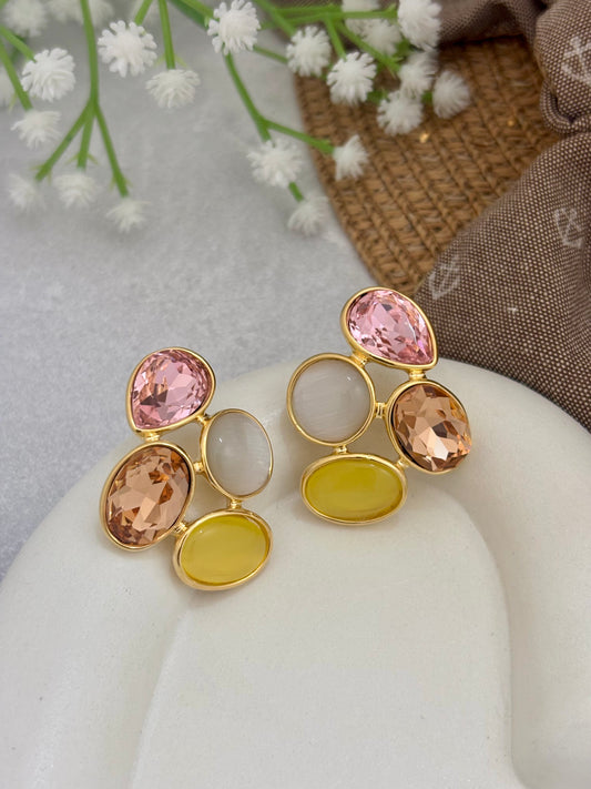 Vespera CZ Gems Studs
